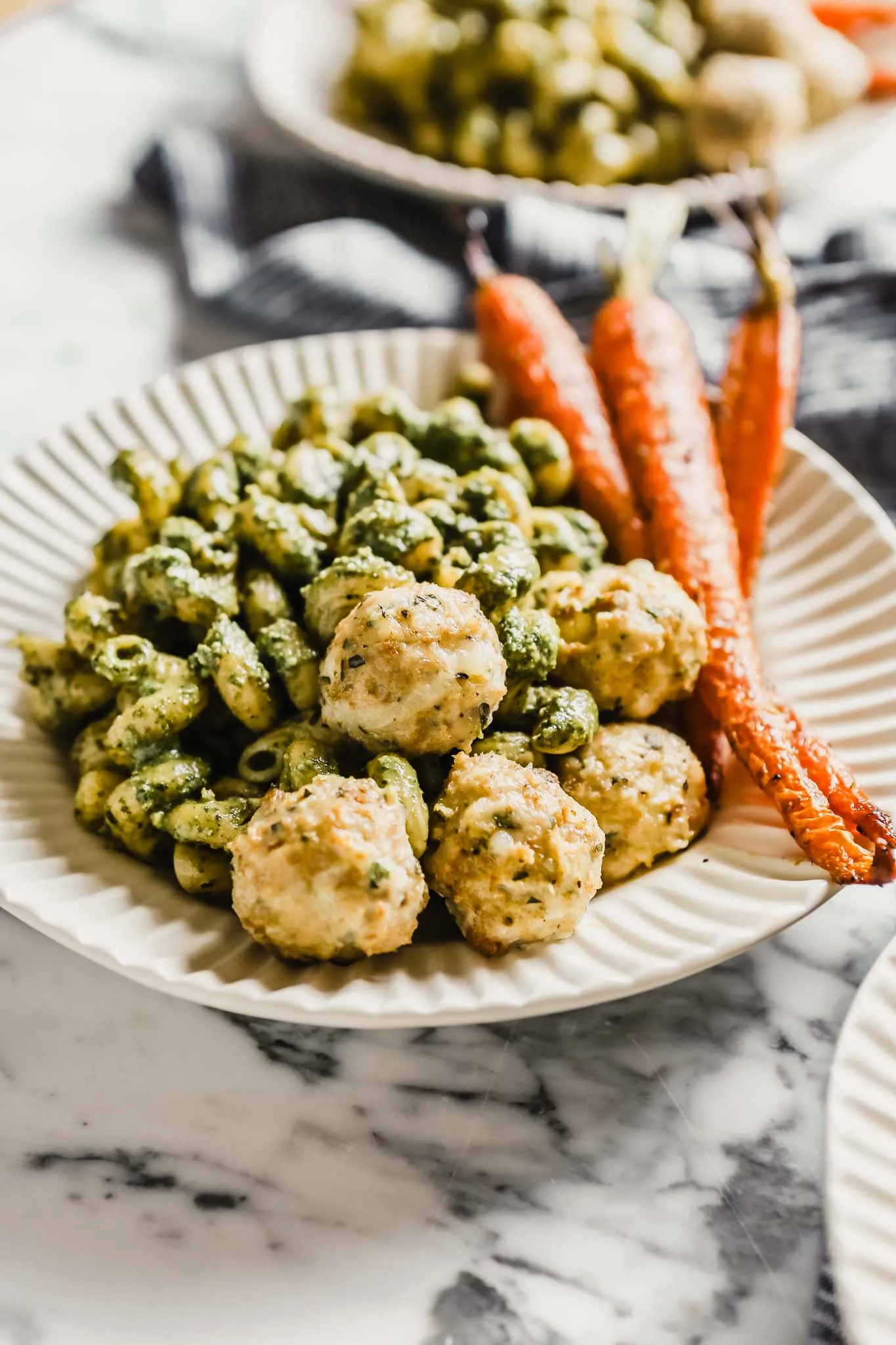 Healthy Saucy Chicken Meatballs