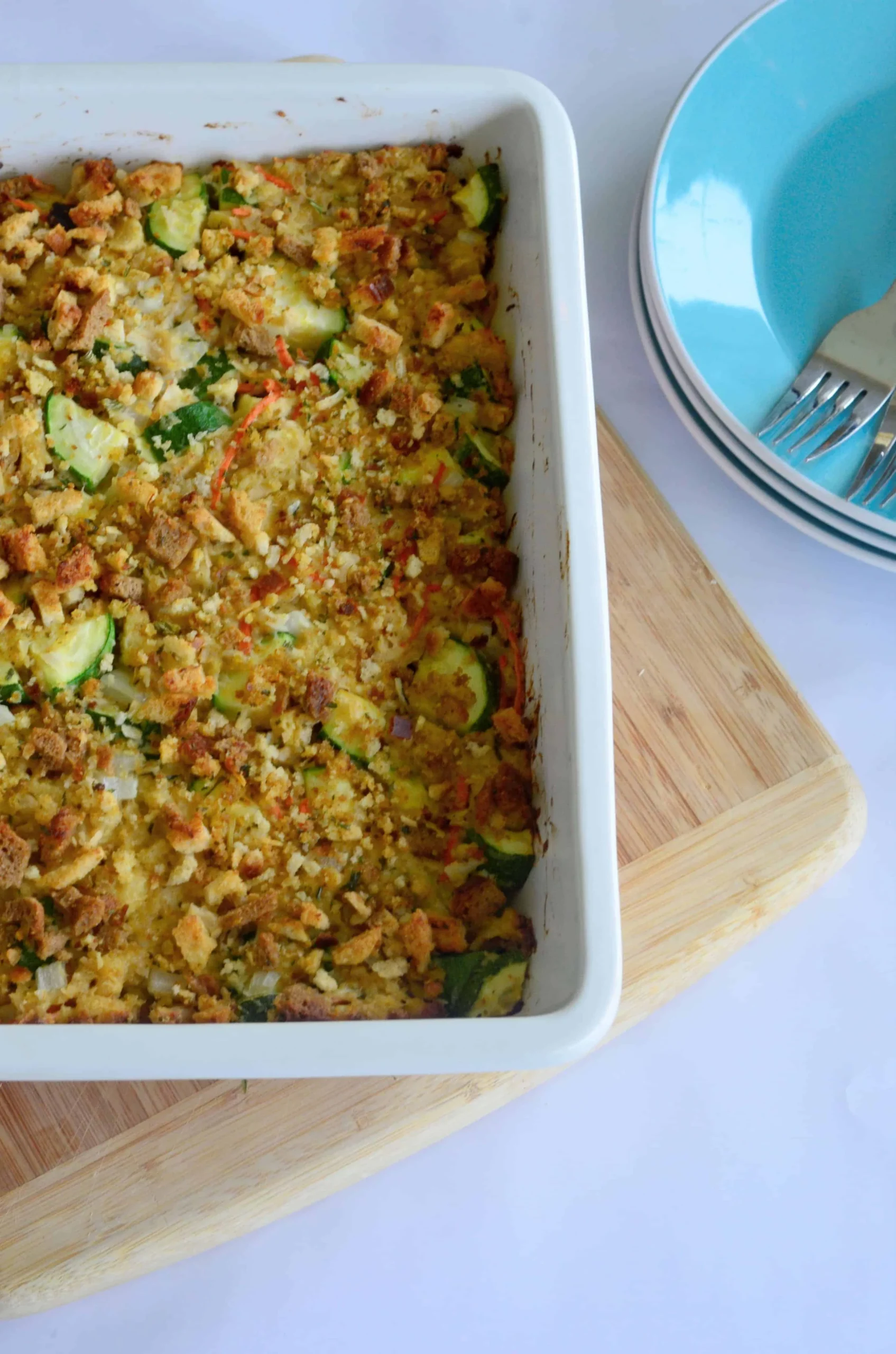 Healthy Turkey Zucchini Rice Casserole