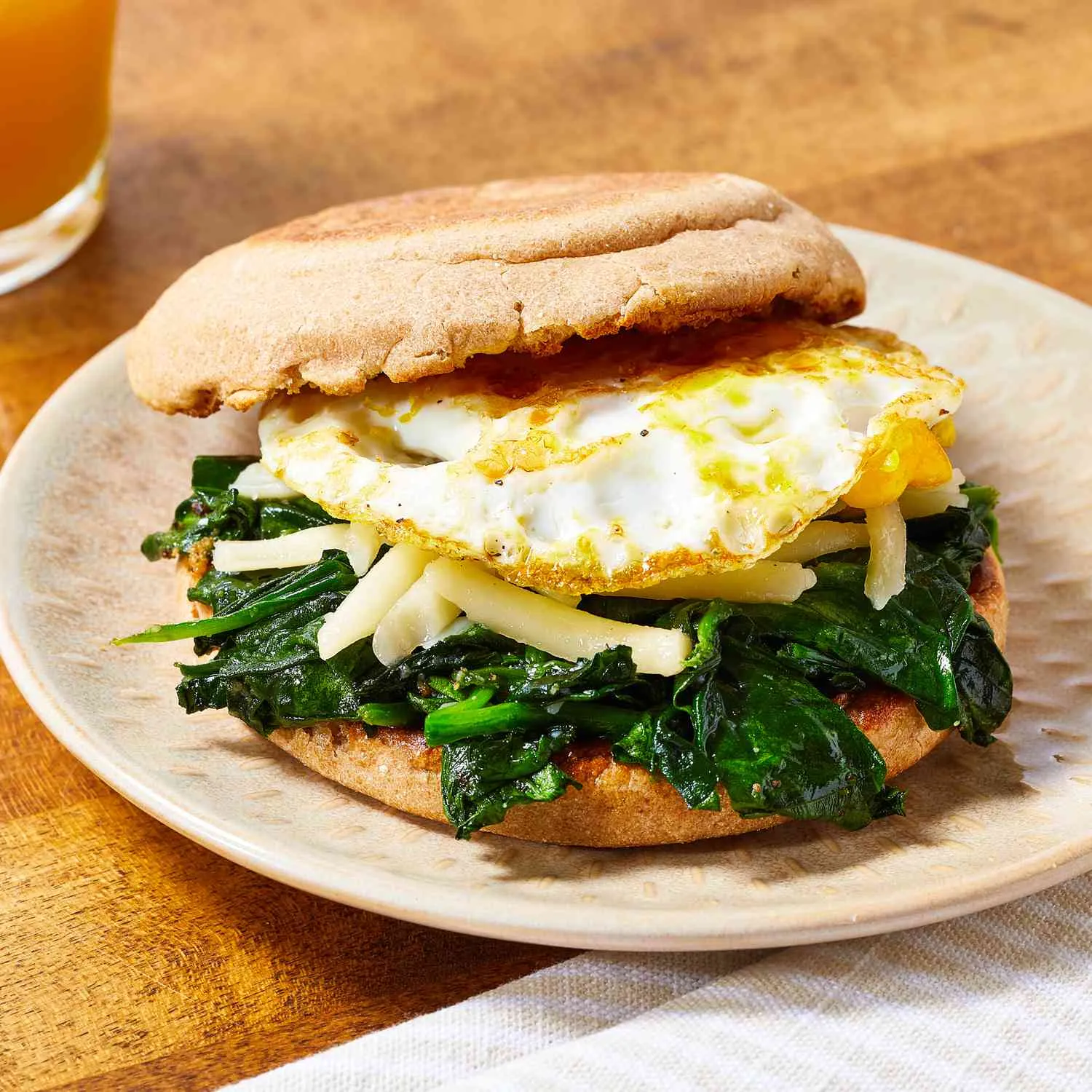 Heart Smart Breakfast with Spinach and Cranberries