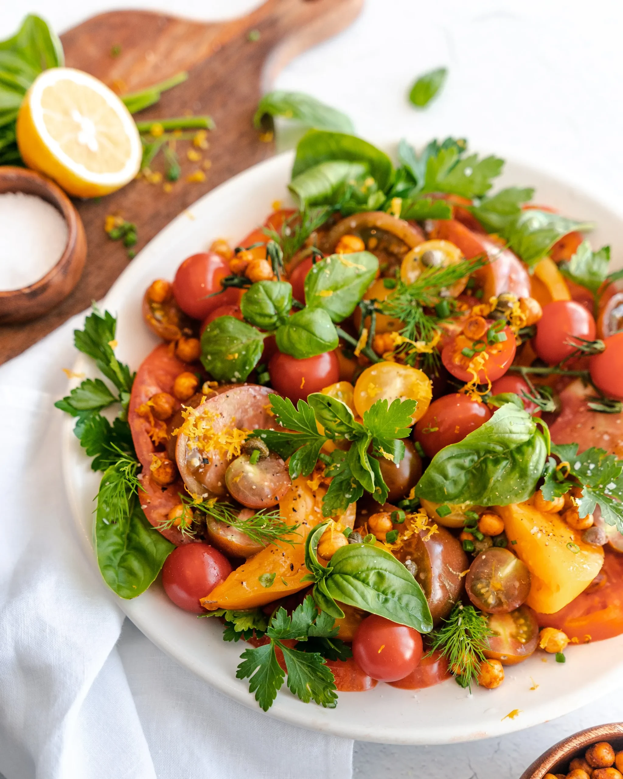 Heirloom Tomato Herb Salad