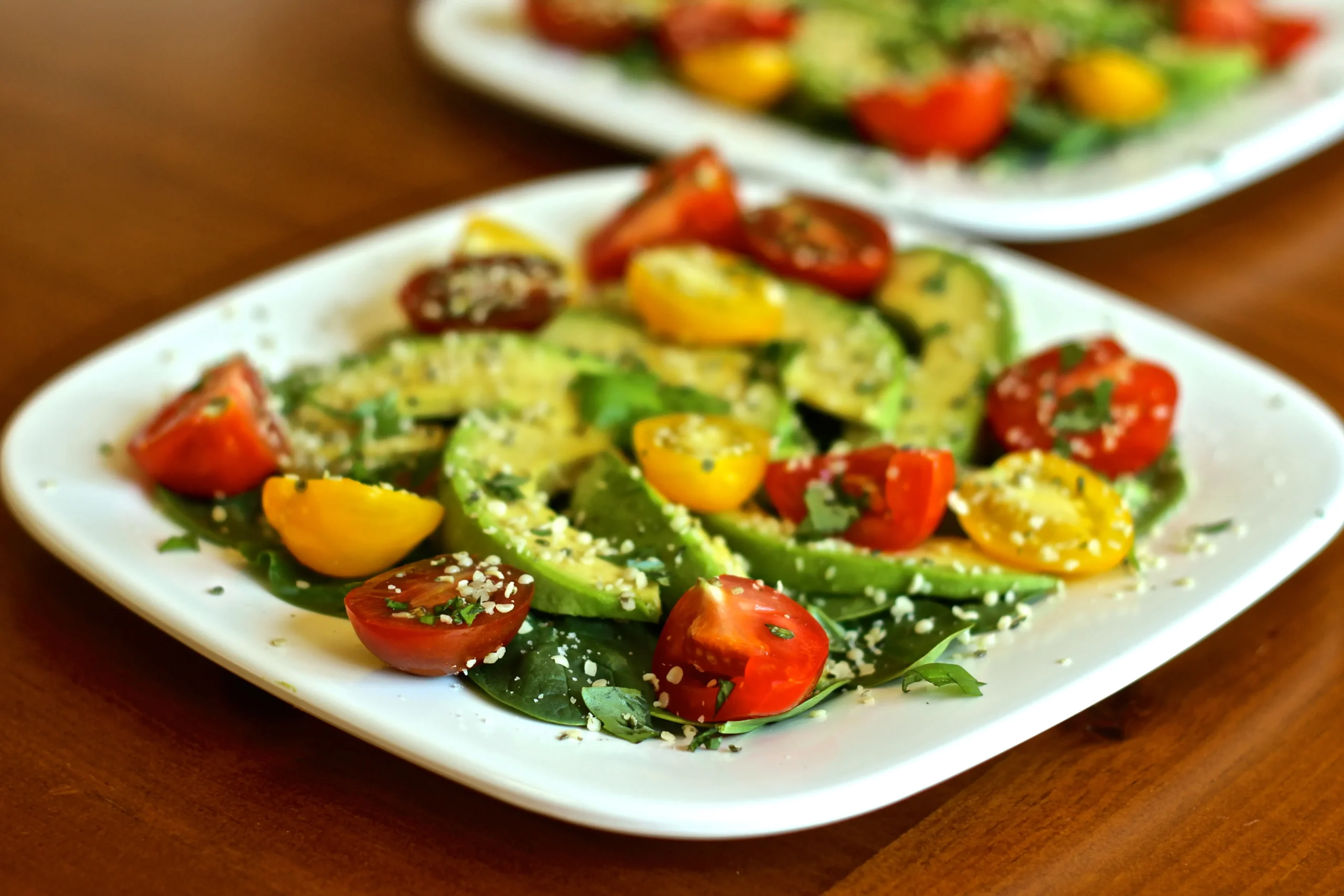 Heirloom Tomato and Avocado Salad Gluten Free Vegan