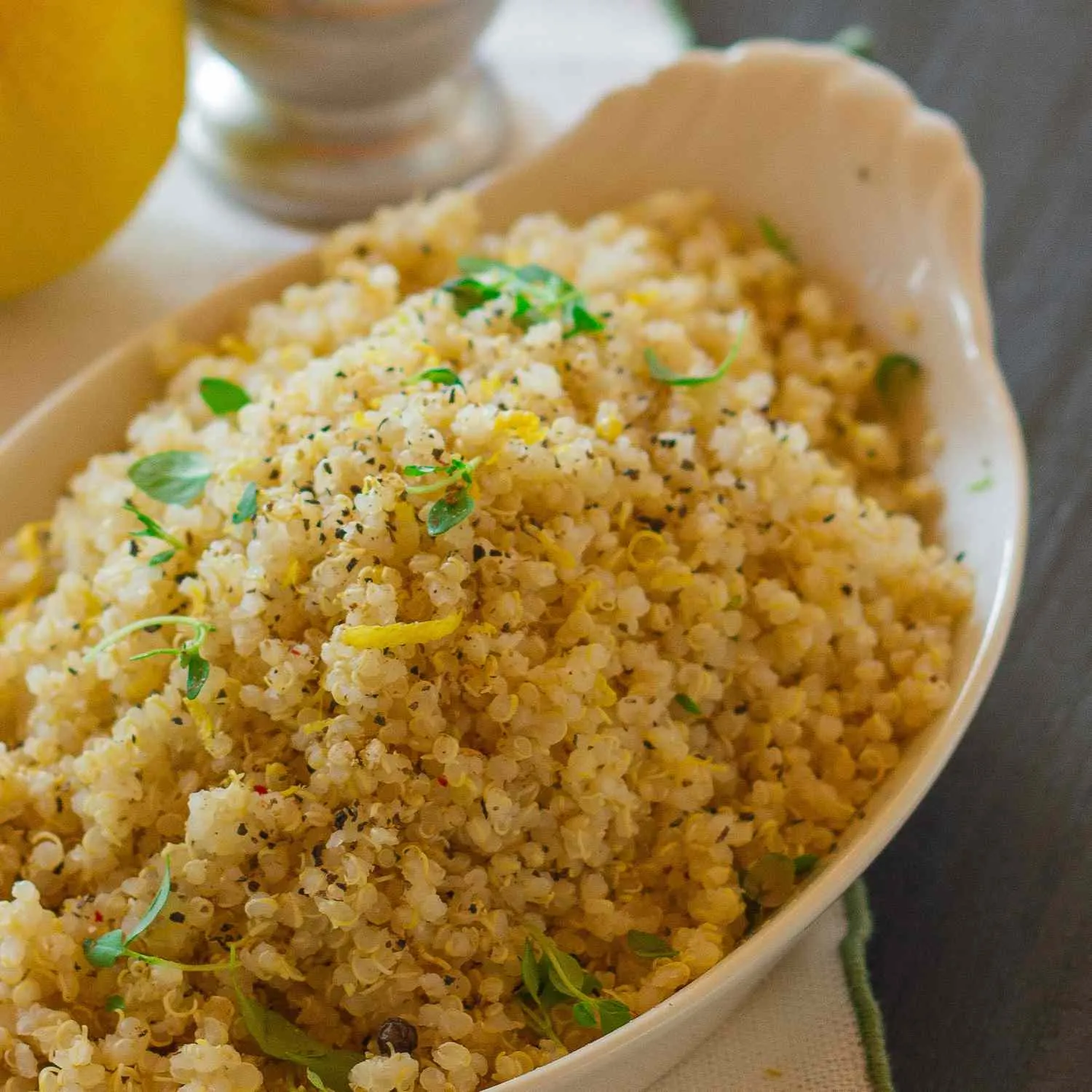 Herbed Lemon Pepper Glaze