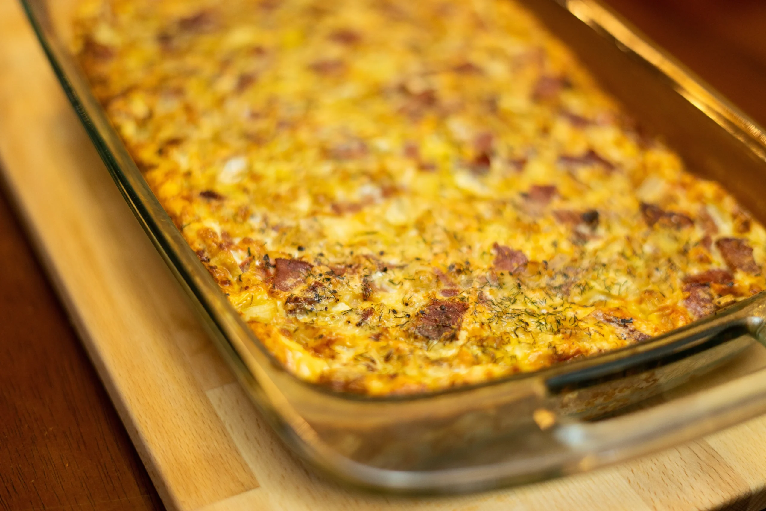 Hi Protein Breakfast Casserole