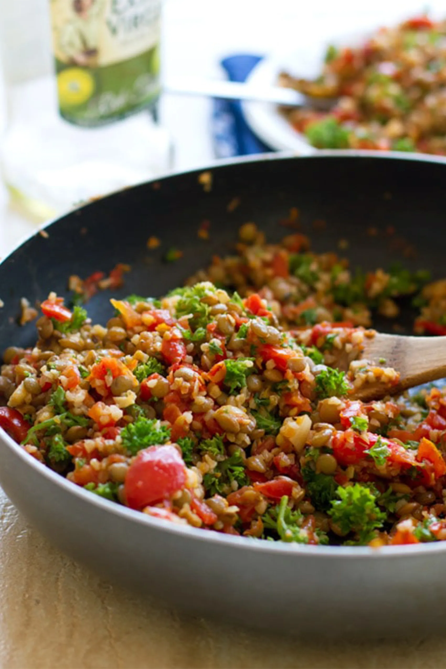 High Protein Lentil Salad