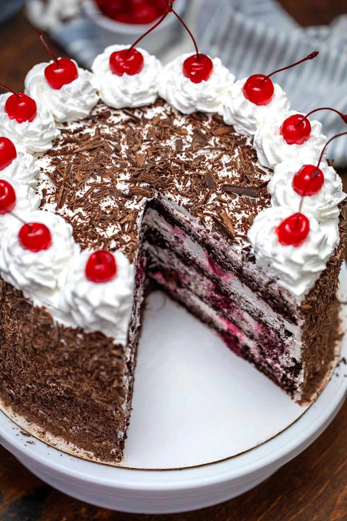 Homemade Black Forest Cake