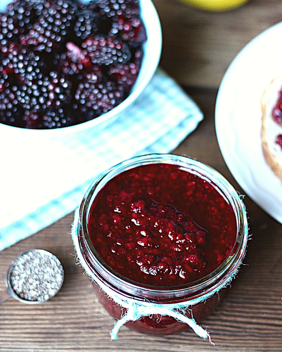 Homemade Blackberry Chia Seed Jam