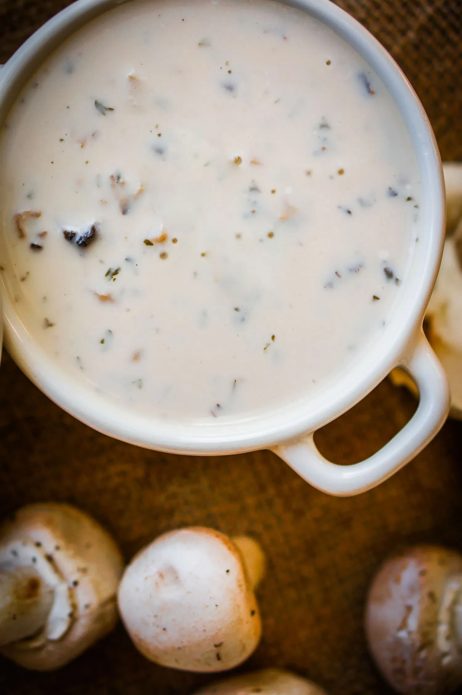 Homemade Condensed Cream of Mushroom Soup