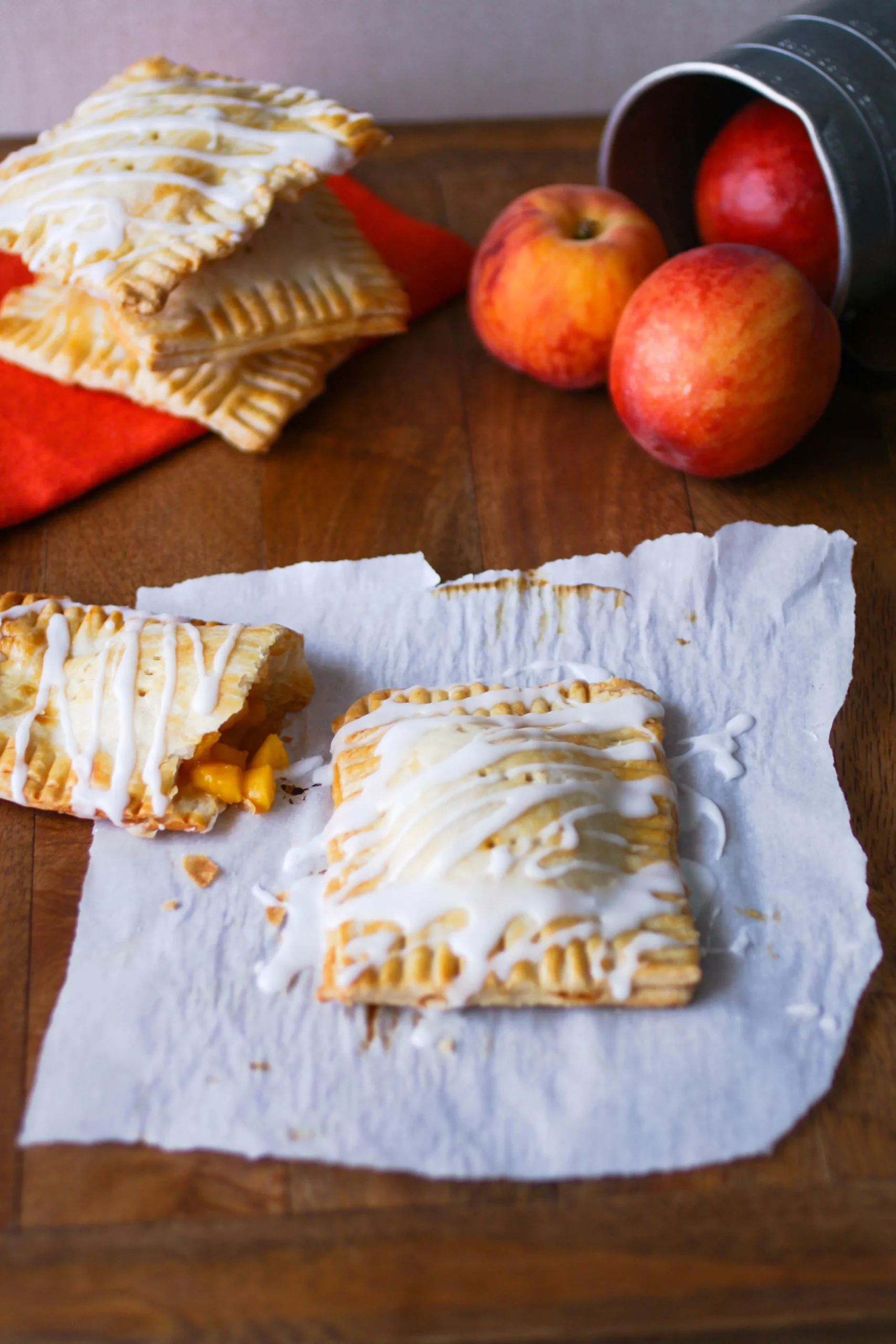 Homemade Peach Pie Pop Tarts