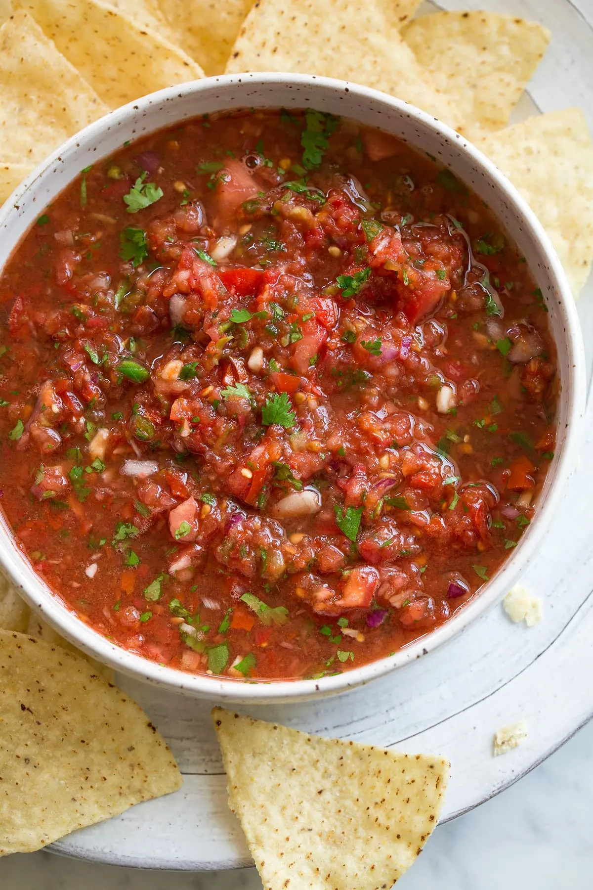 Homemade Salsa with Canned Tomatoes