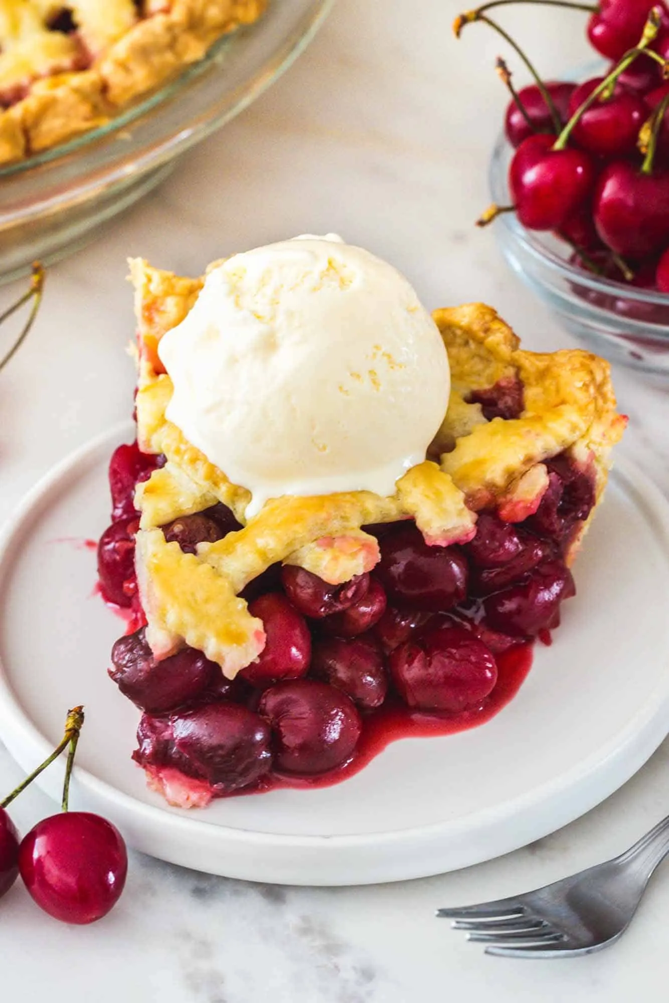 Homemade Tart Cherry Pie