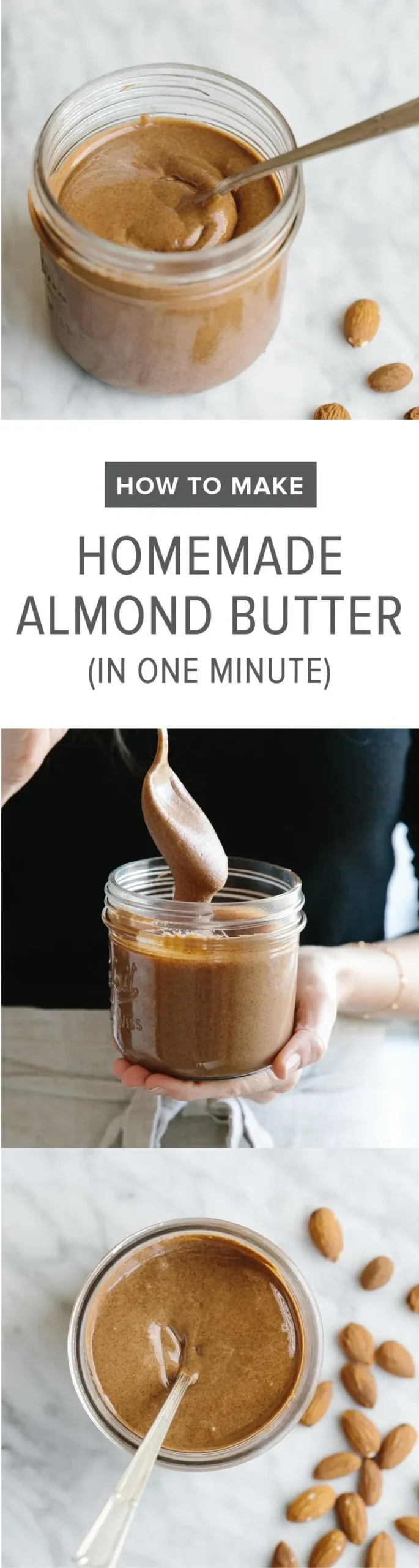 Homemade Vitamix Almond Butter