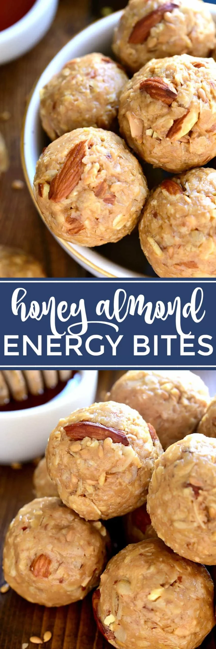 Honey Almond Energy Bites