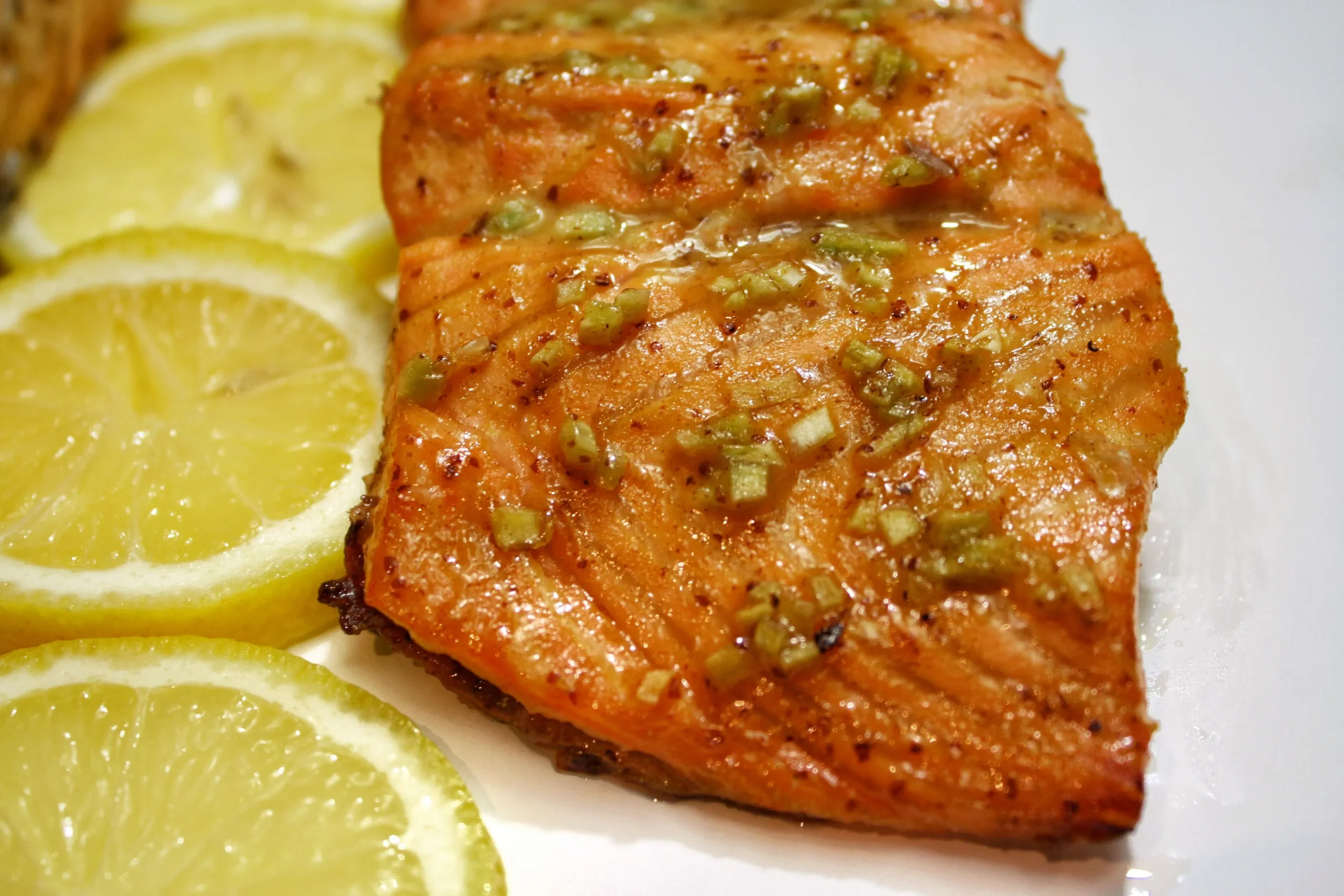 Honey Dijon Baked Salmon