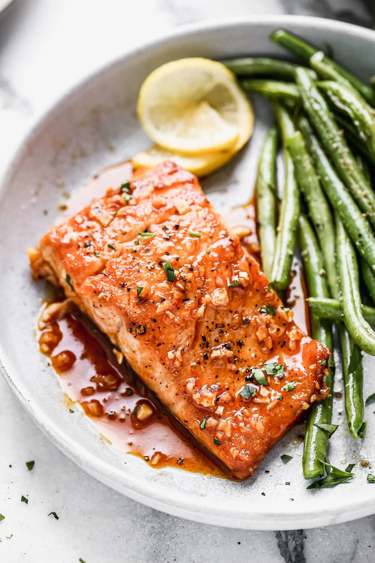 Honey Garlic Baked Salmon