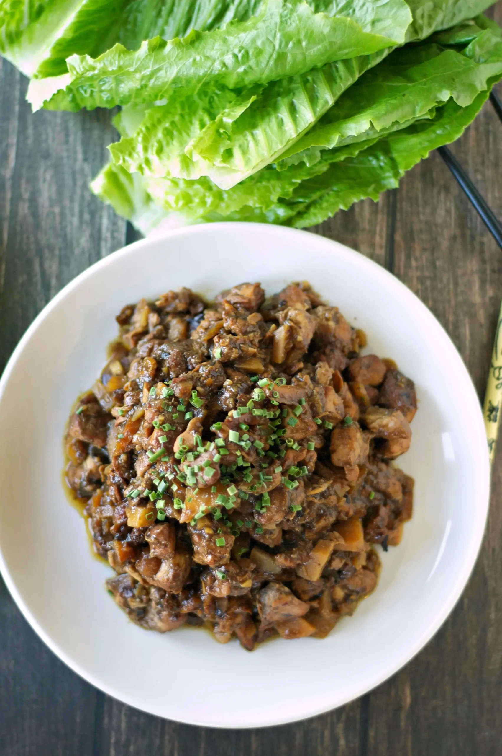 Honey Garlic Chicken Lettuce Wraps