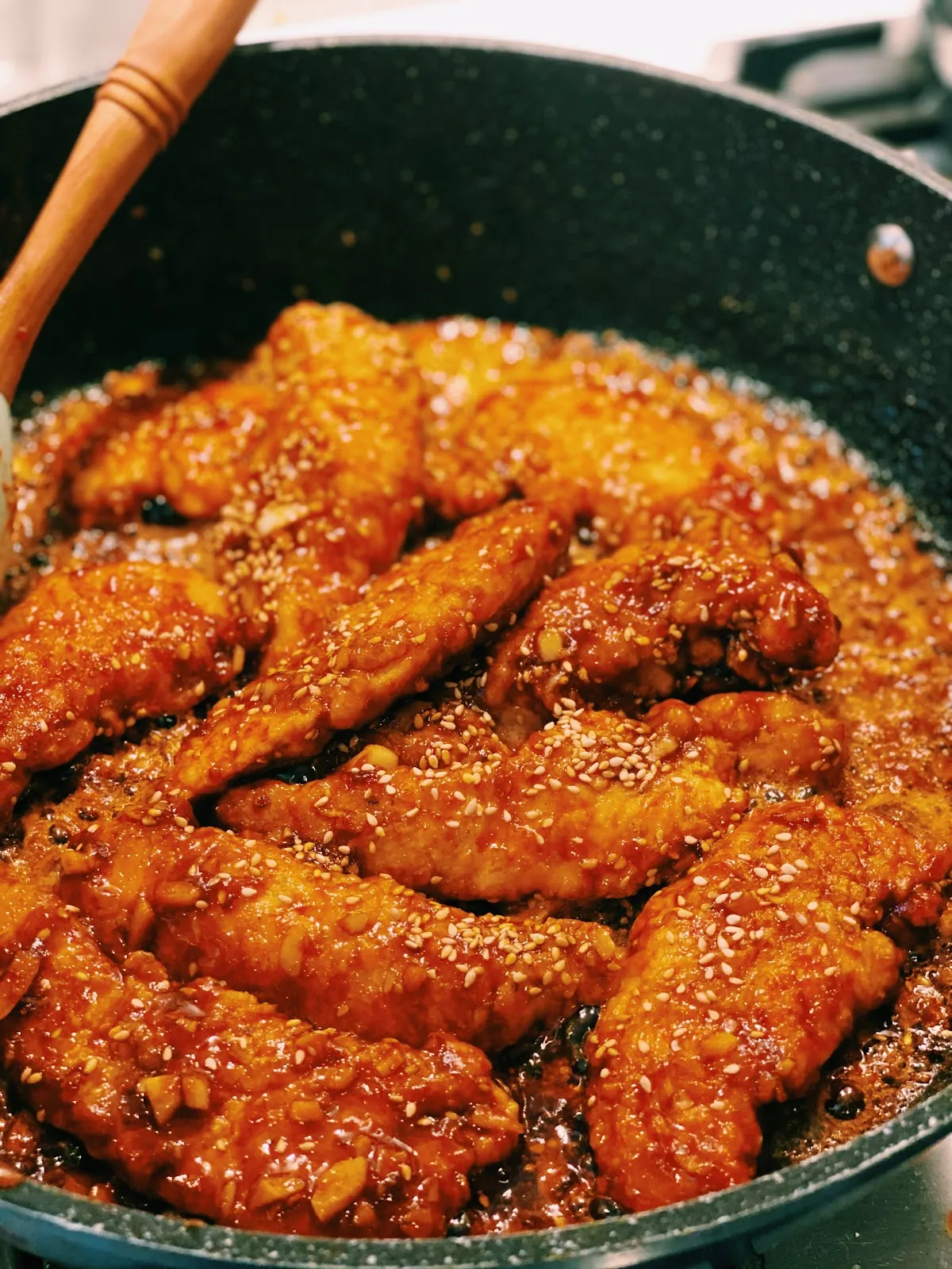 Honey Garlic Chicken Strips