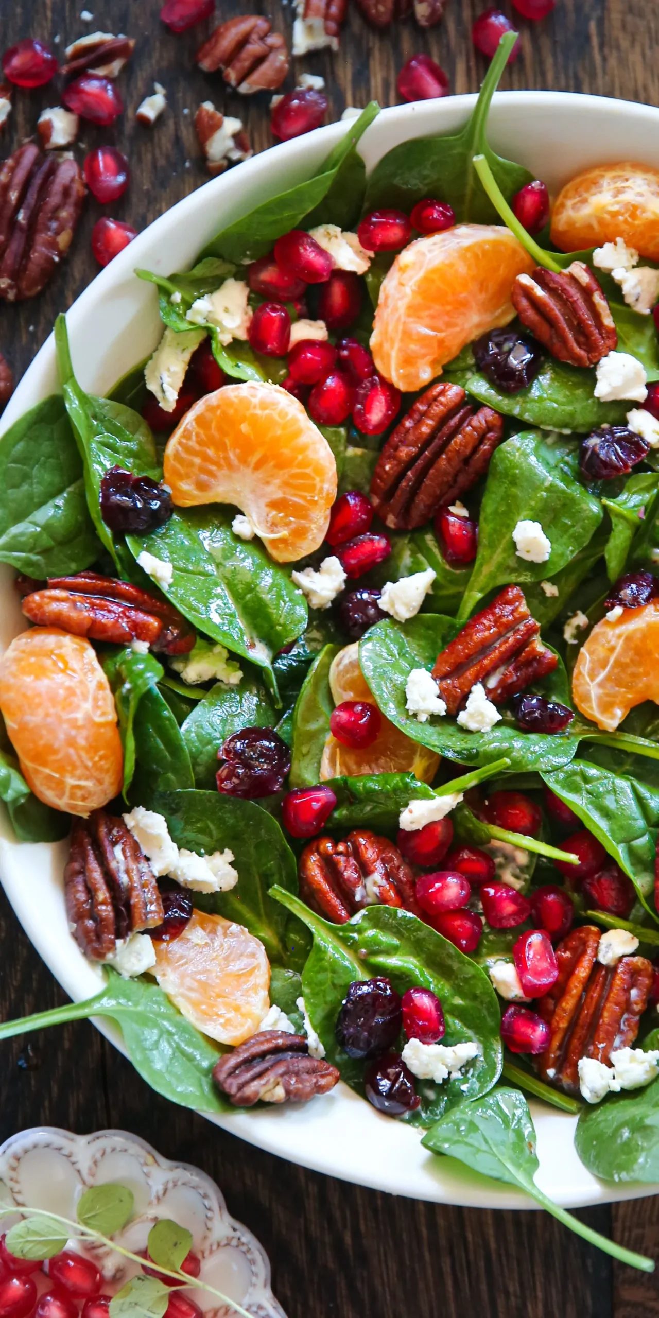 Honey Mustard Champagne Vinaigrette Cranberry Orange Salad