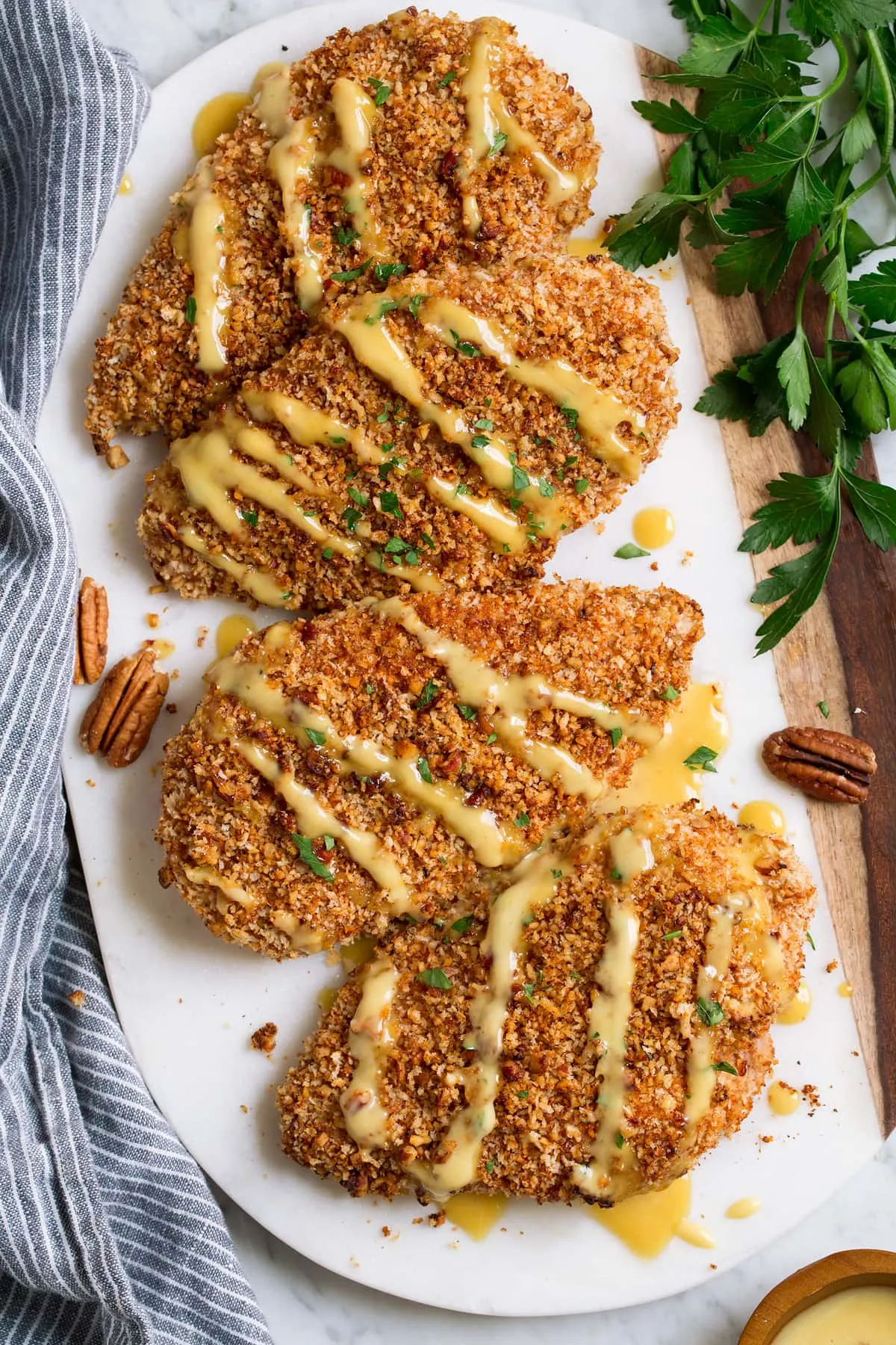 Honey Pecan Crusted Chicken
