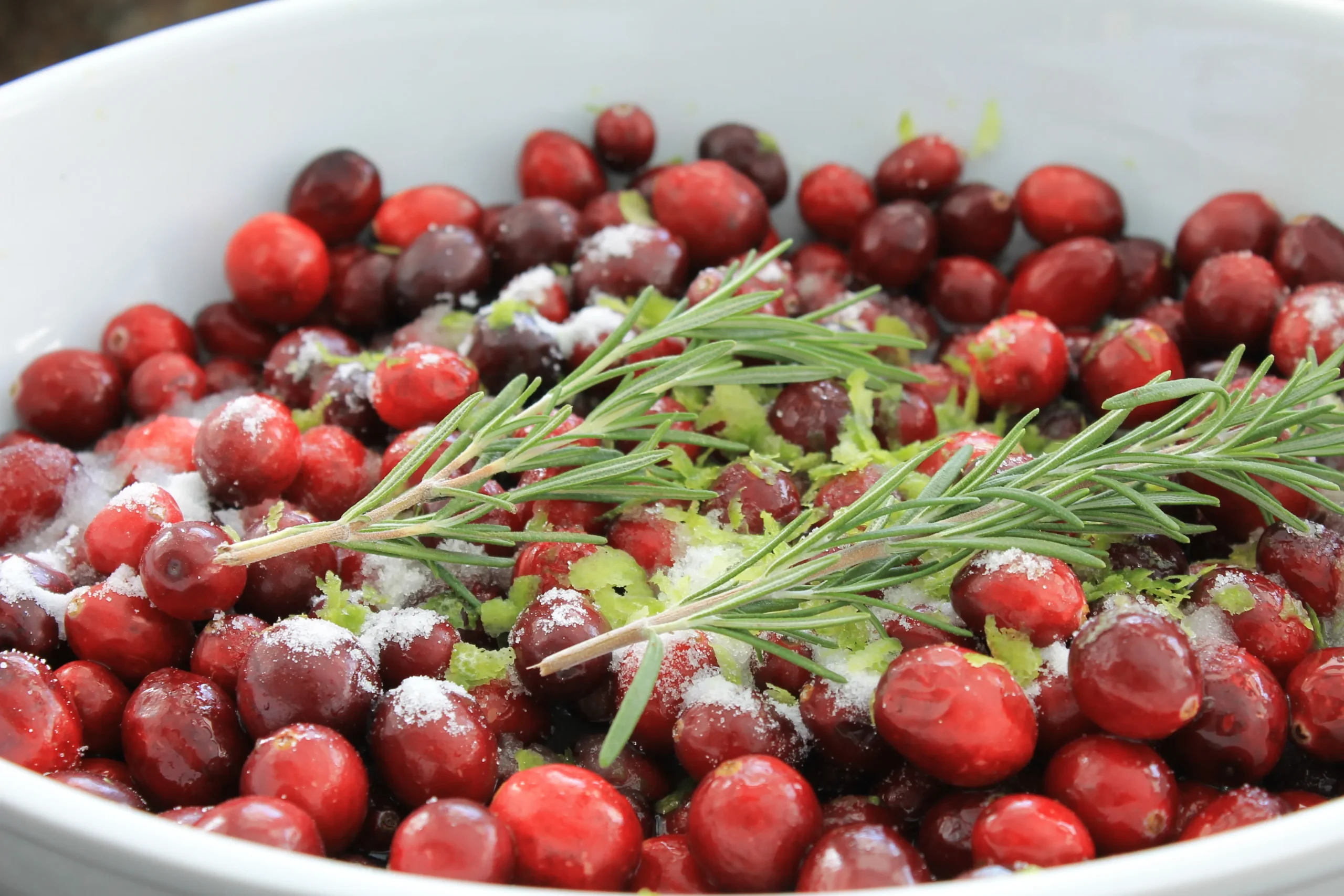 Honey Roasted Cranberry Ricotta Crostini