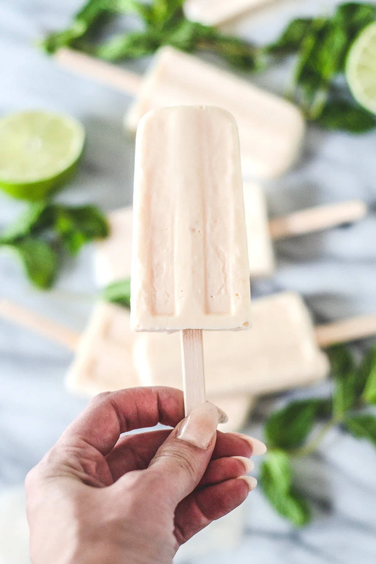 Honey Roasted Grapefruit Parfait Popsicles