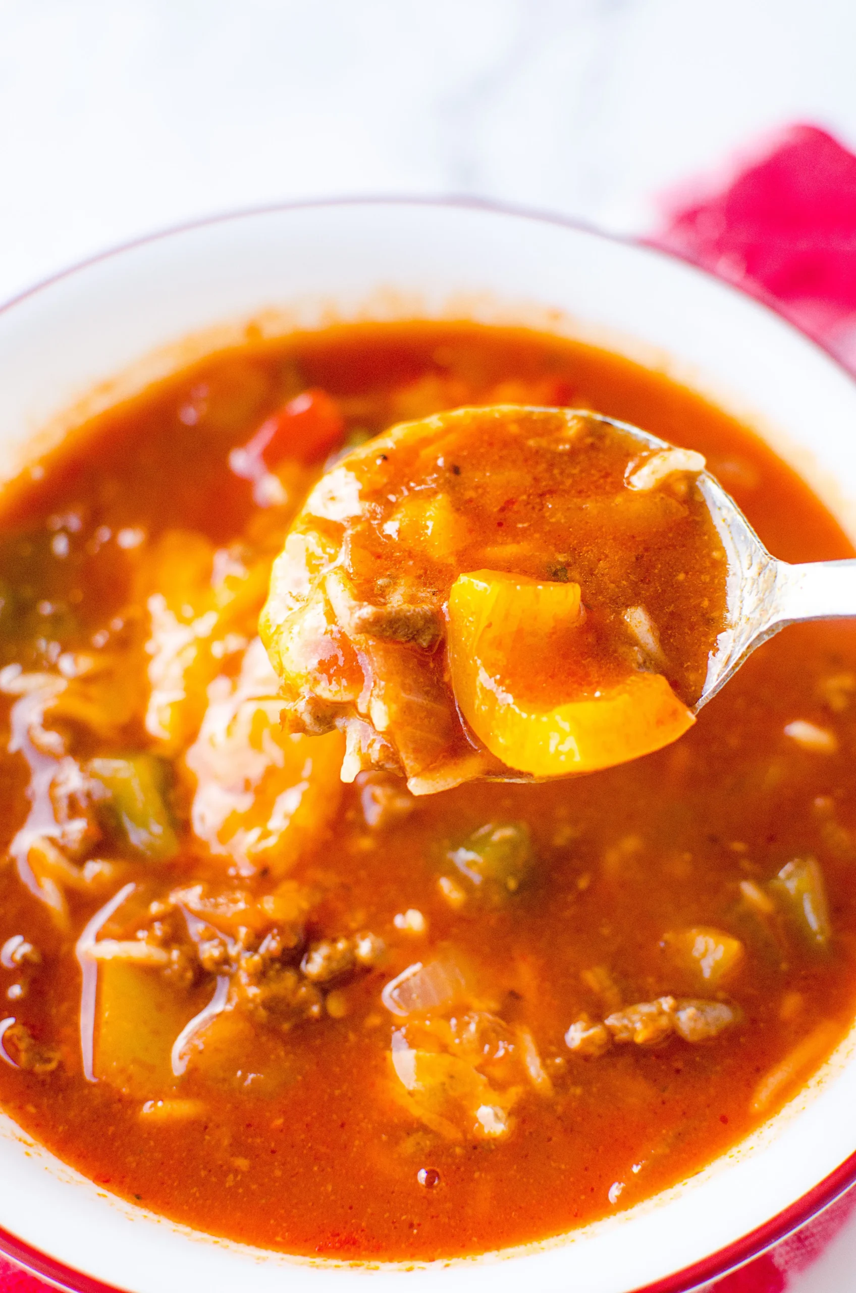 Hoss's Stuffed Pepper Soup
