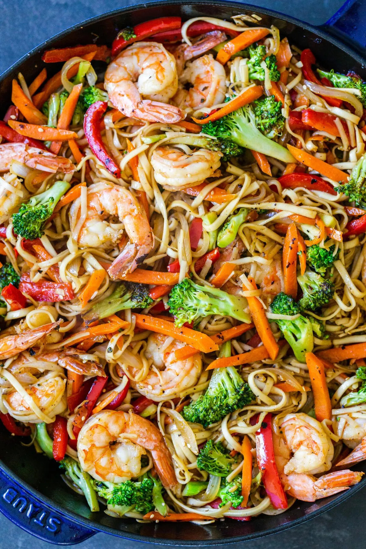 Hot and Sour Shrimp Lo Mein