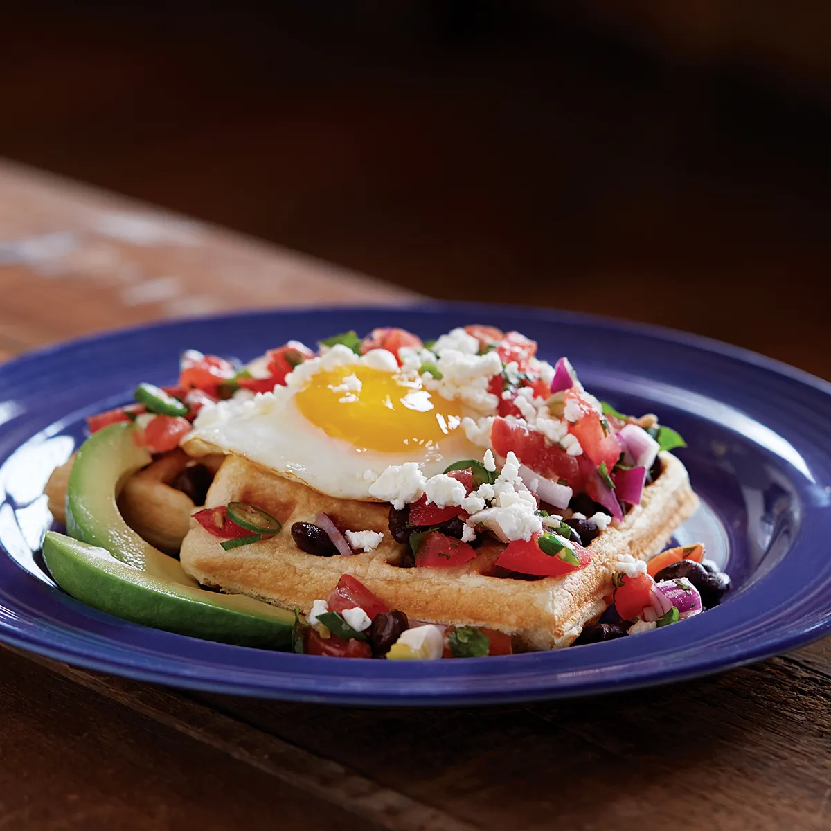Huevos Rancheros Waffle Fries