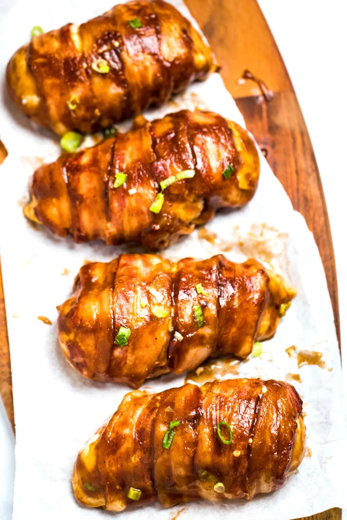 Hunk Meat Monday Bacon Wrapped BBQ Chicken