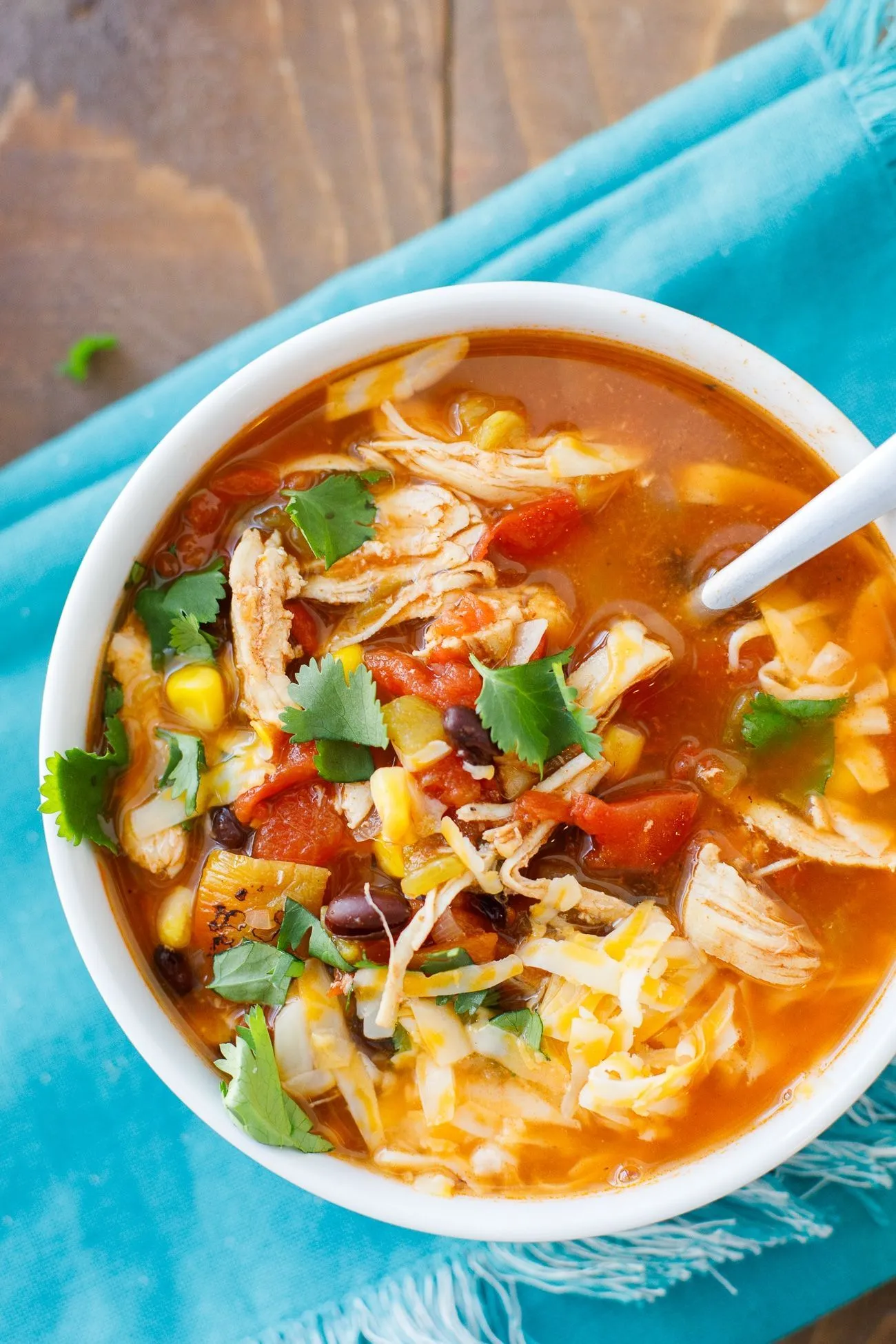 IP Chicken Taco Soup