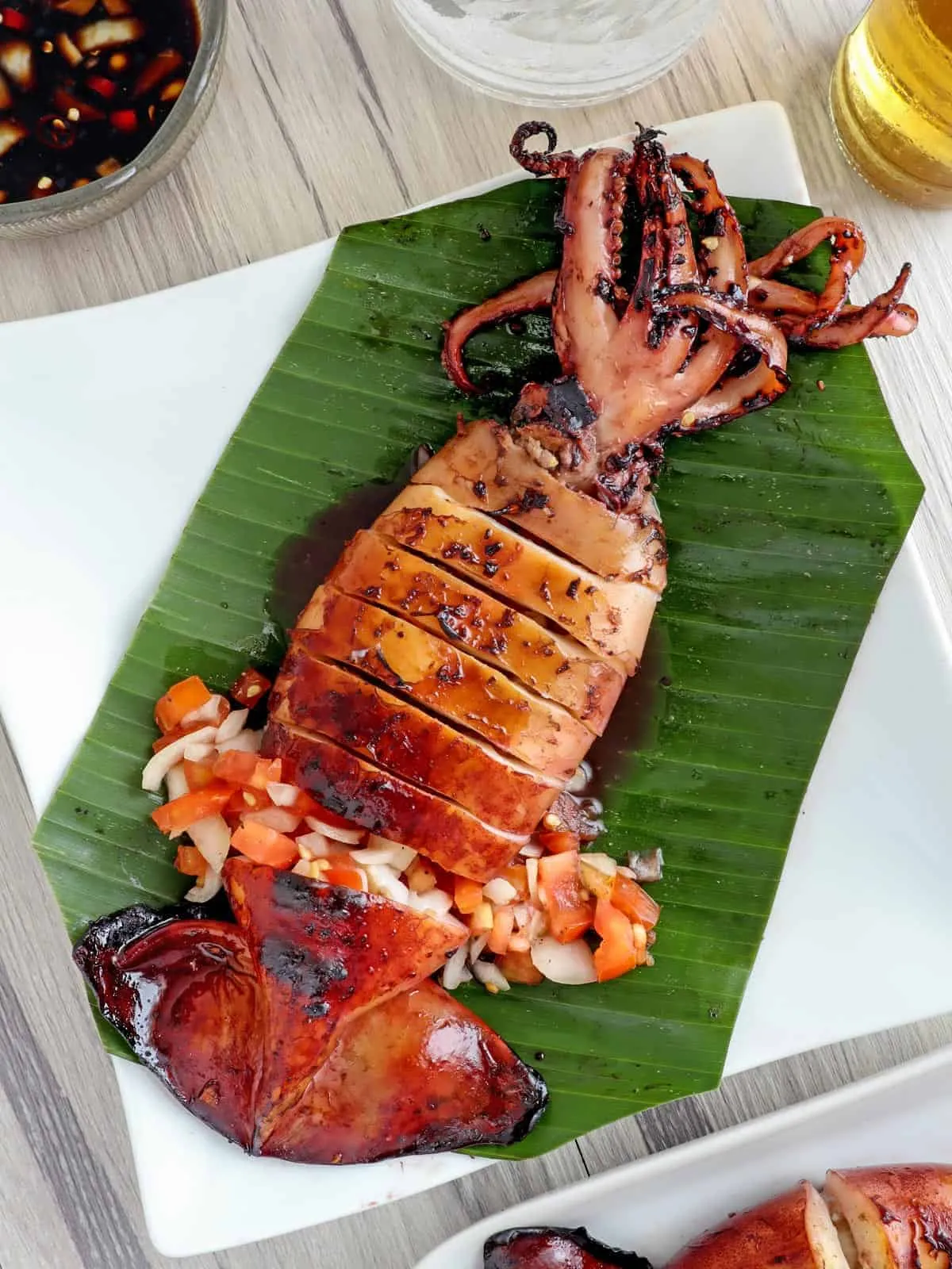 Inihaw na Pusit with Scallion