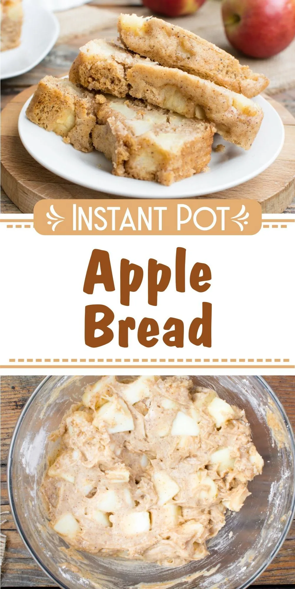 Instant Pot Apple Bread