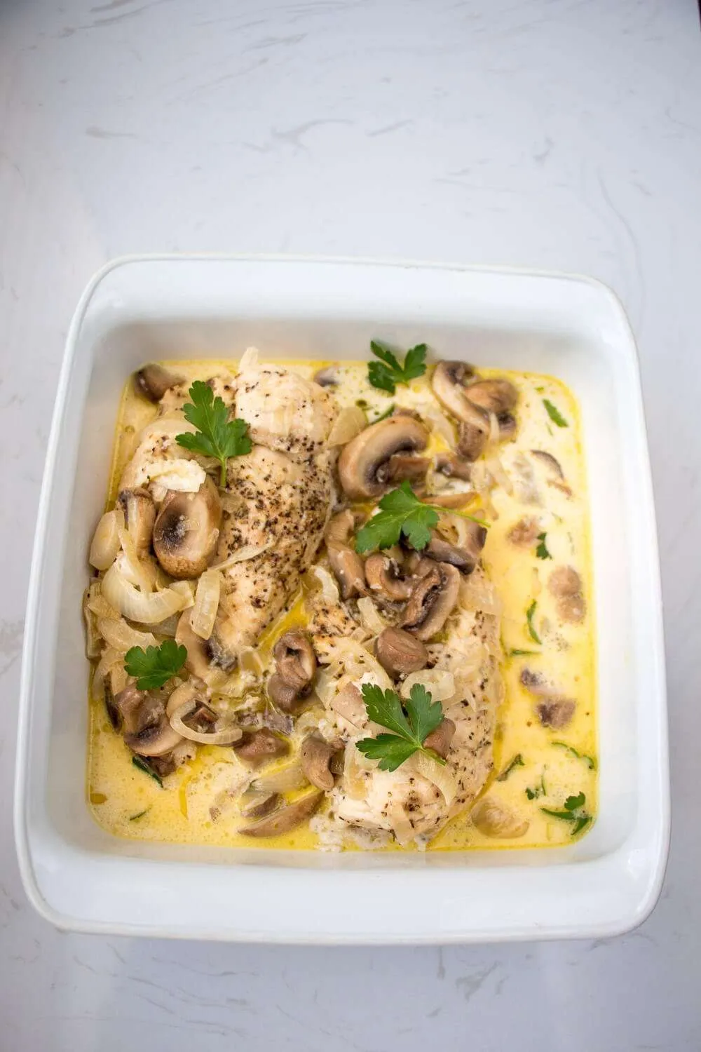 Instant Pot Garlic Mushroom Chicken
