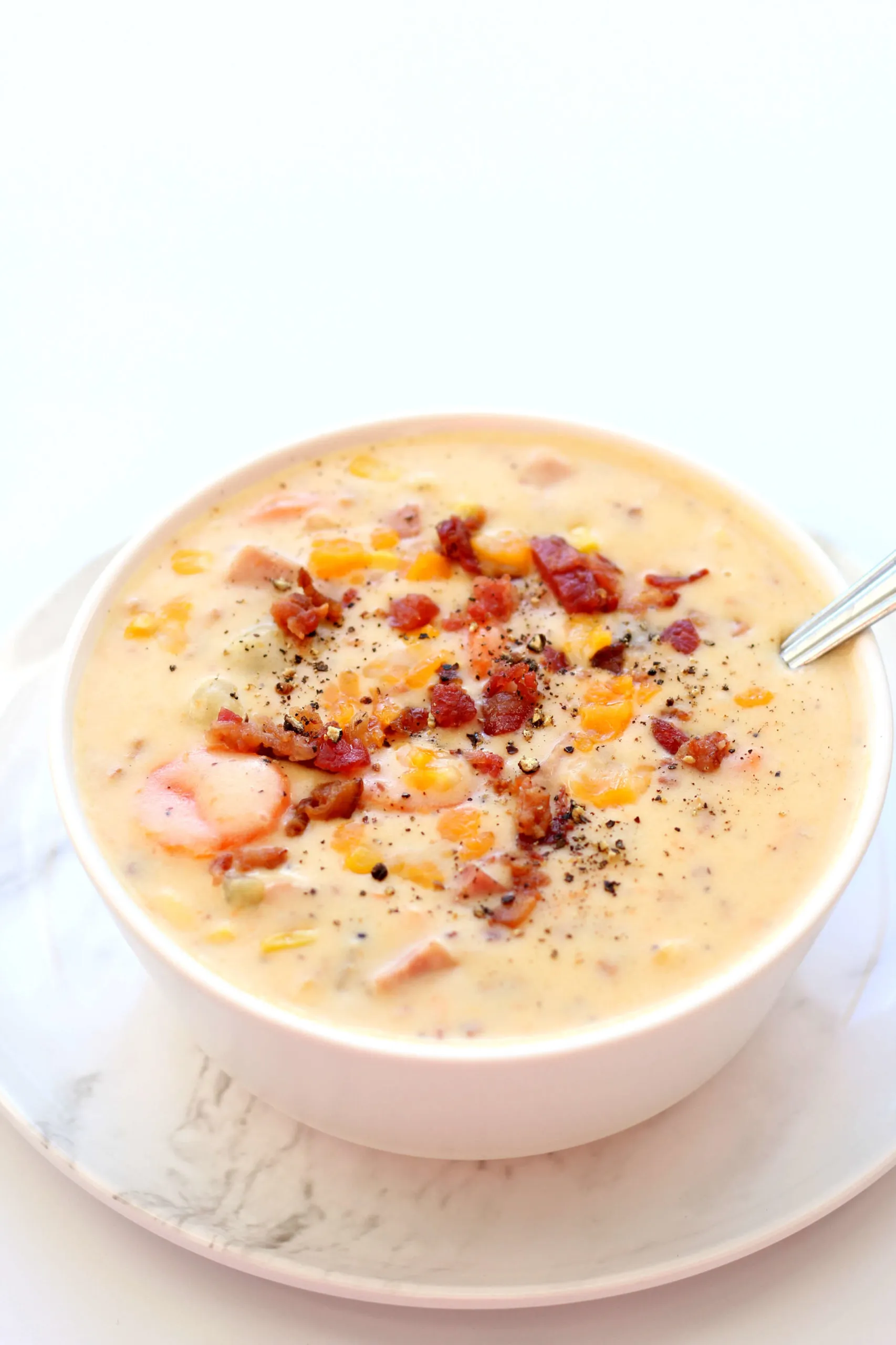 Instant Pot Ham Cheese Chowder