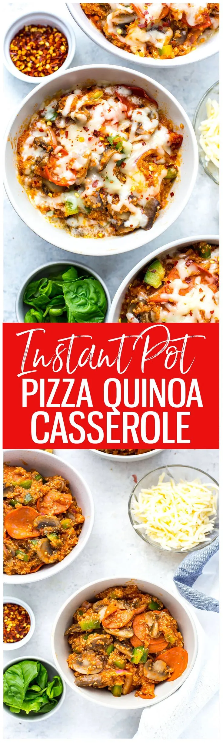 Instant Pot Pizza Quinoa Casserole