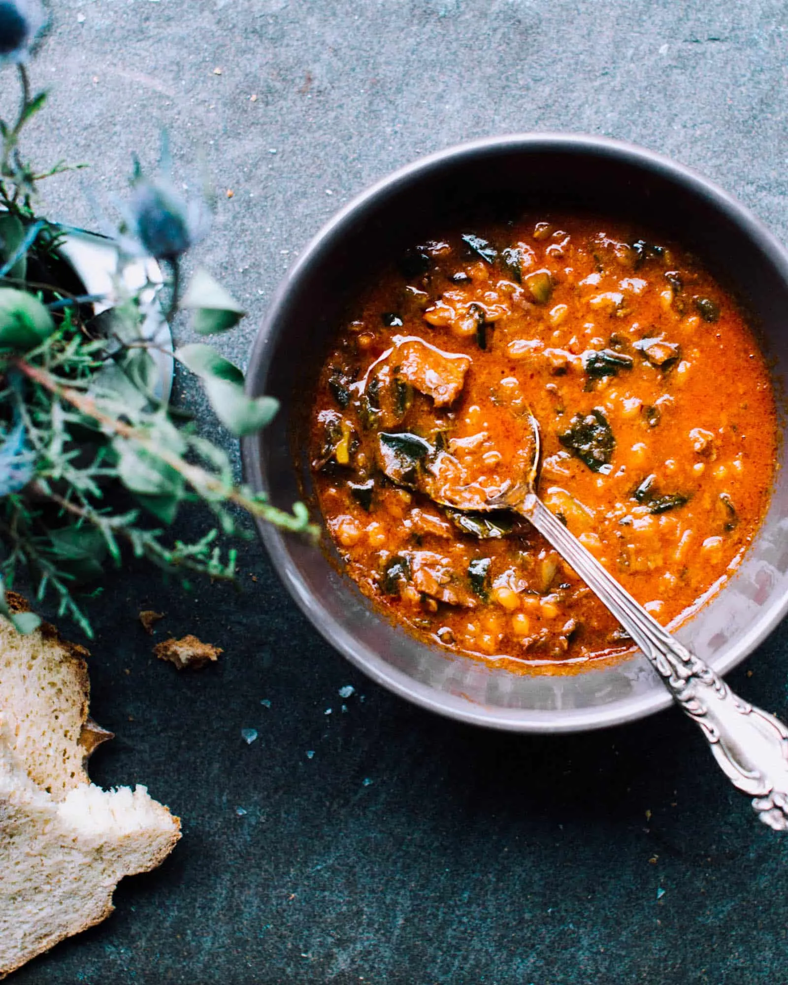 Instant Pot Pressure Cooker Beef Wheat Berry Soup