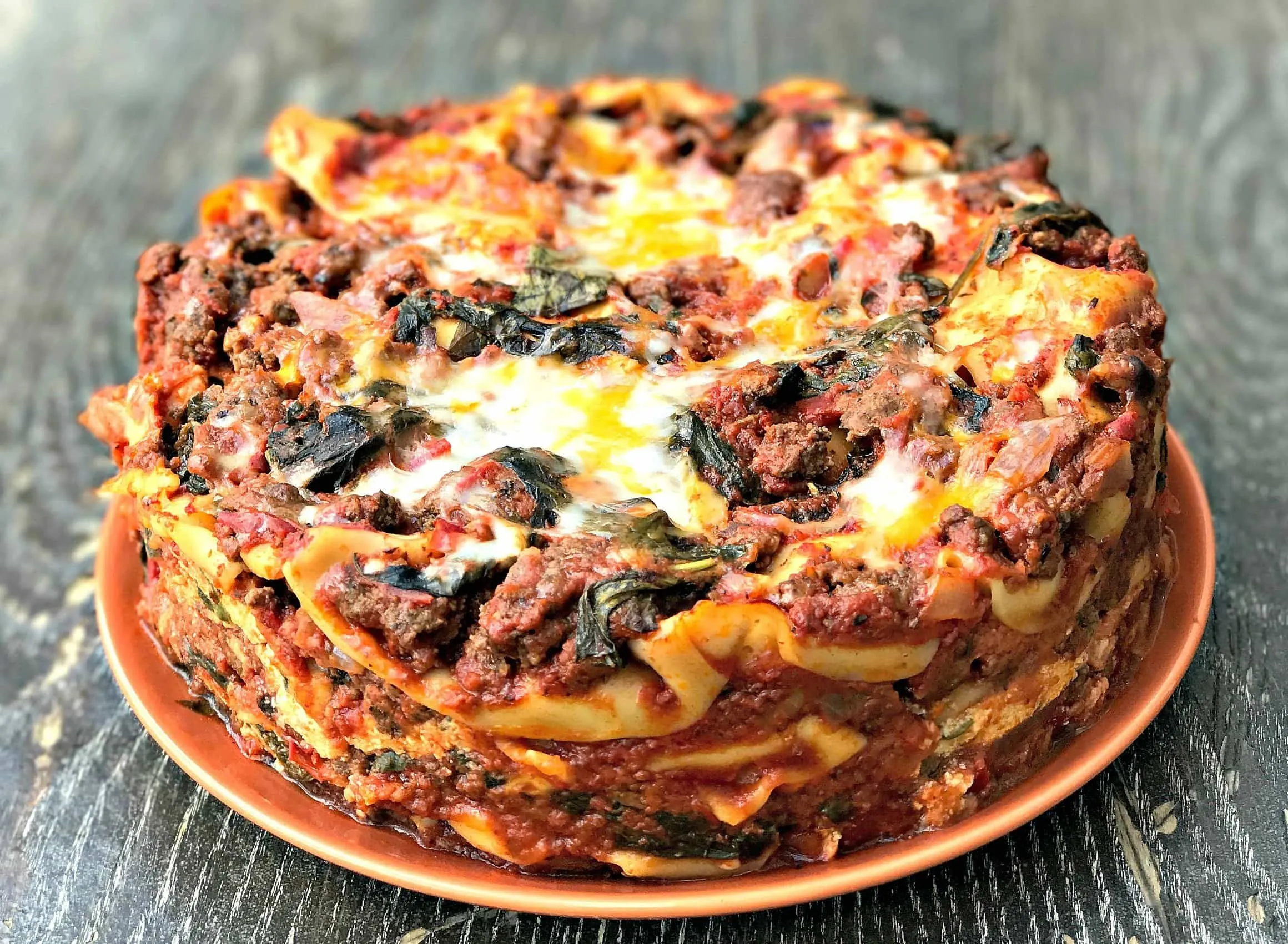 Instant Pot Pressure Cooker Spinach Lasagna