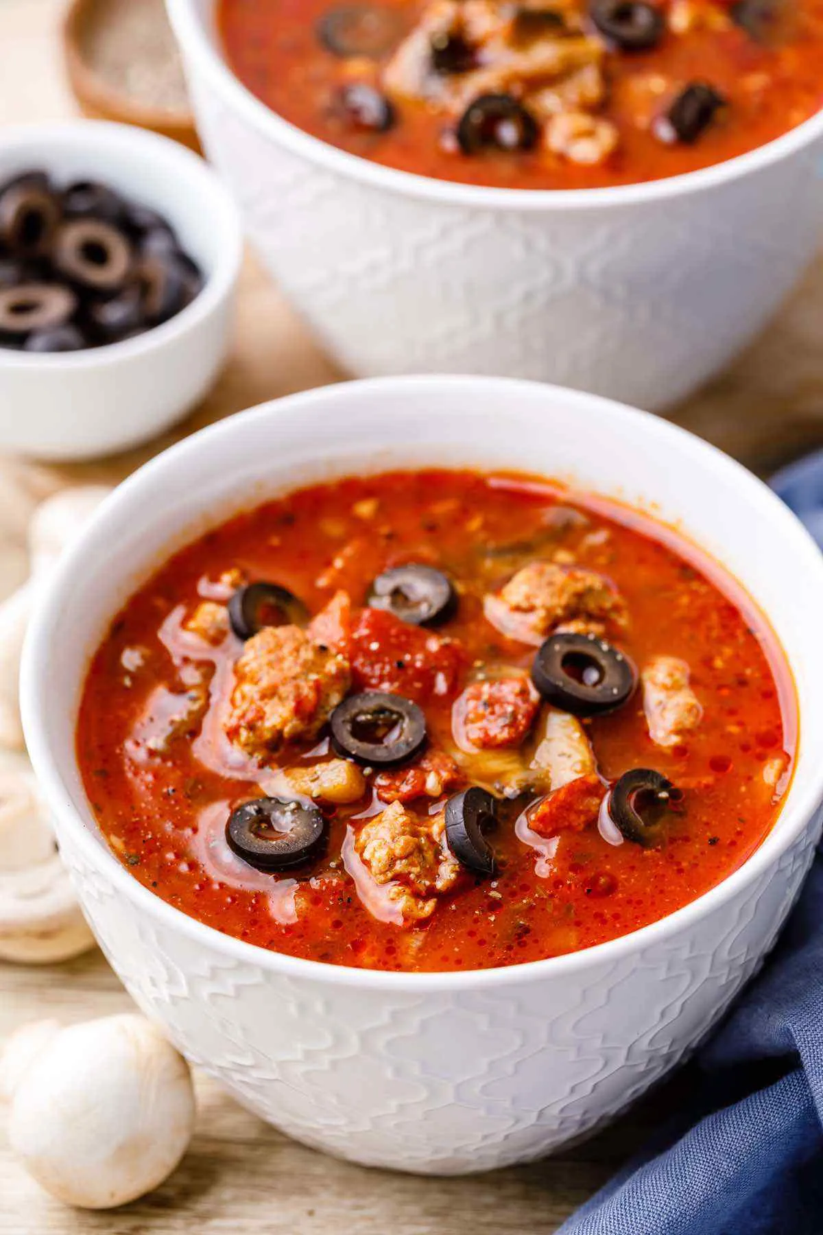 Instant Pot Sausage Pizza Soup
