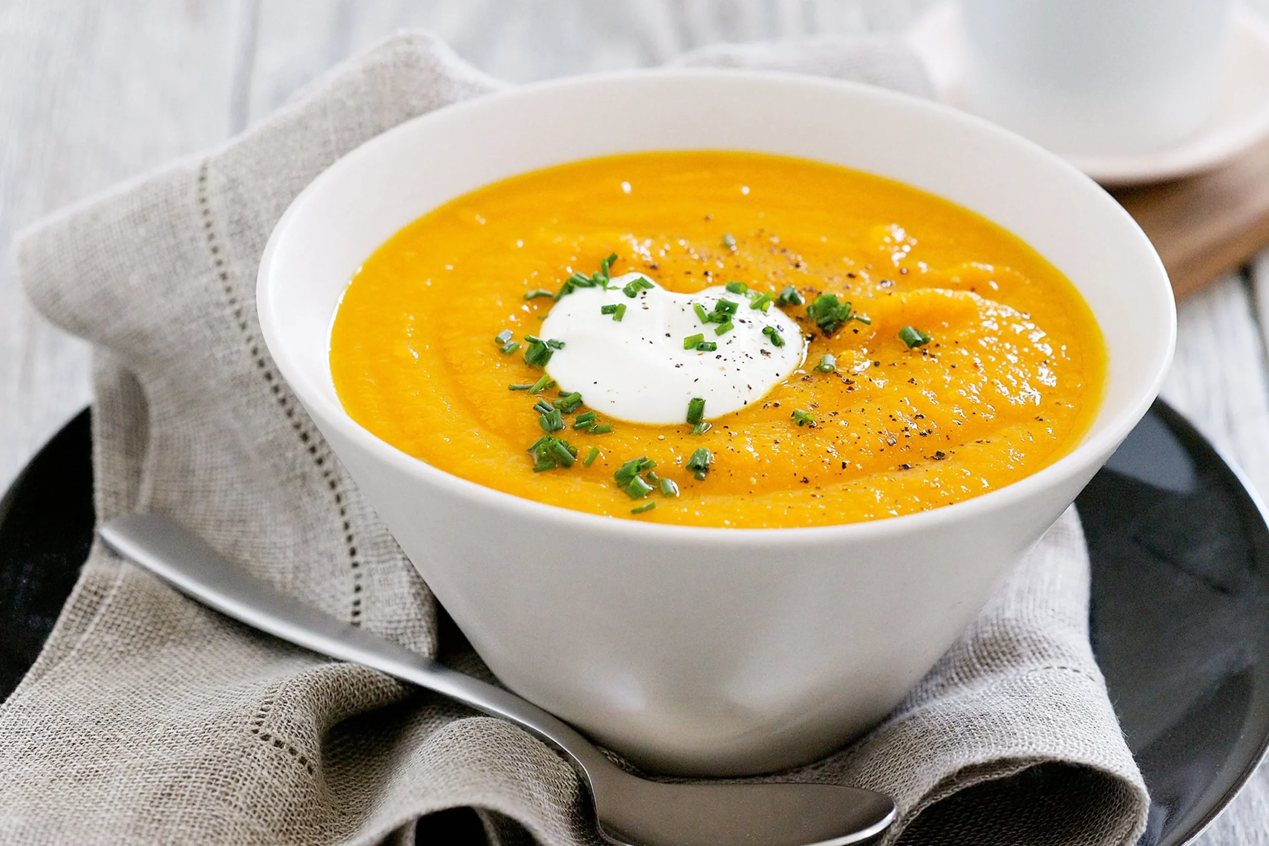 Instant Pot Sweet Potato Carrot Ginger Soup
