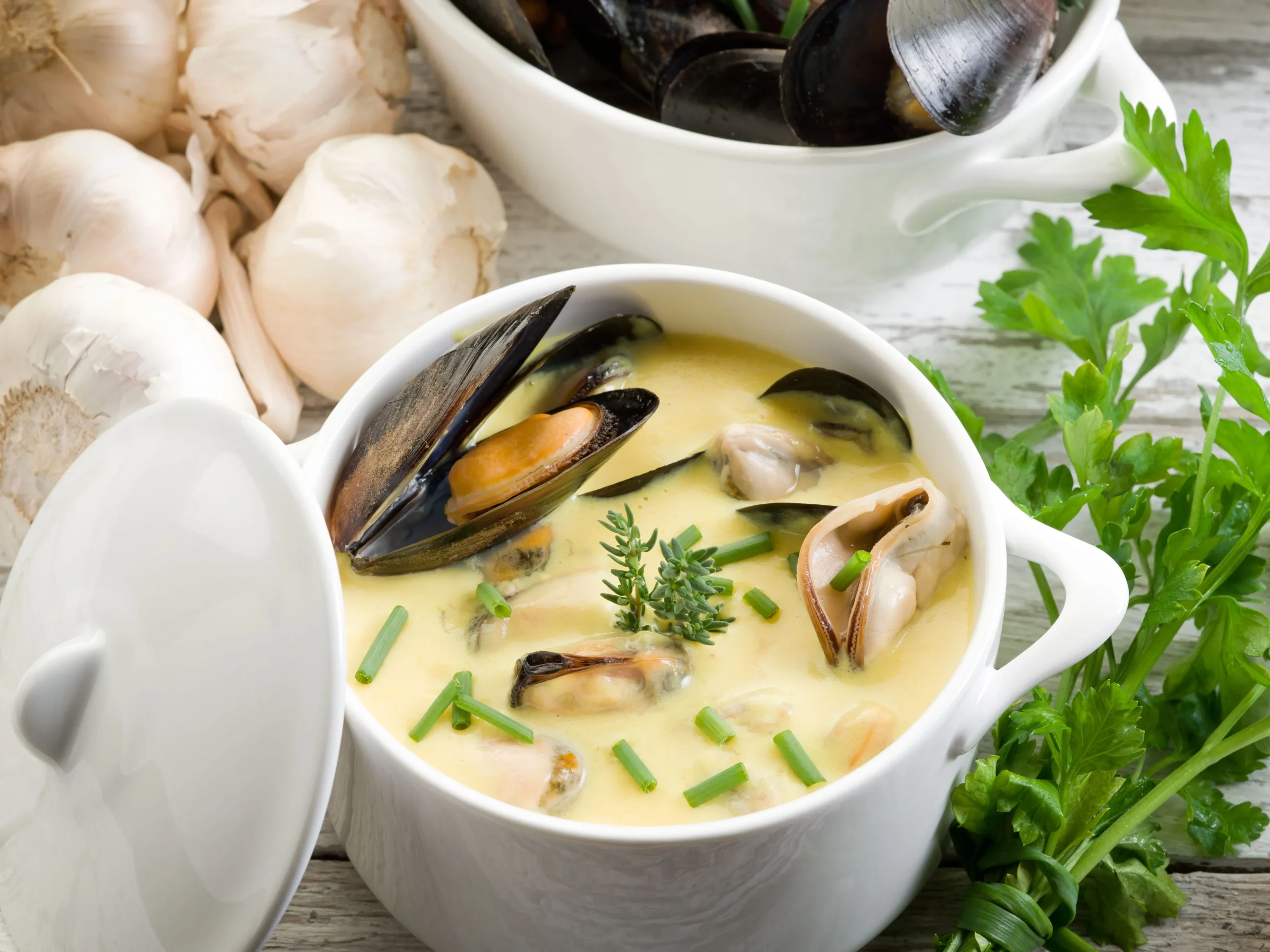 Irish Cream of Mussel Soup