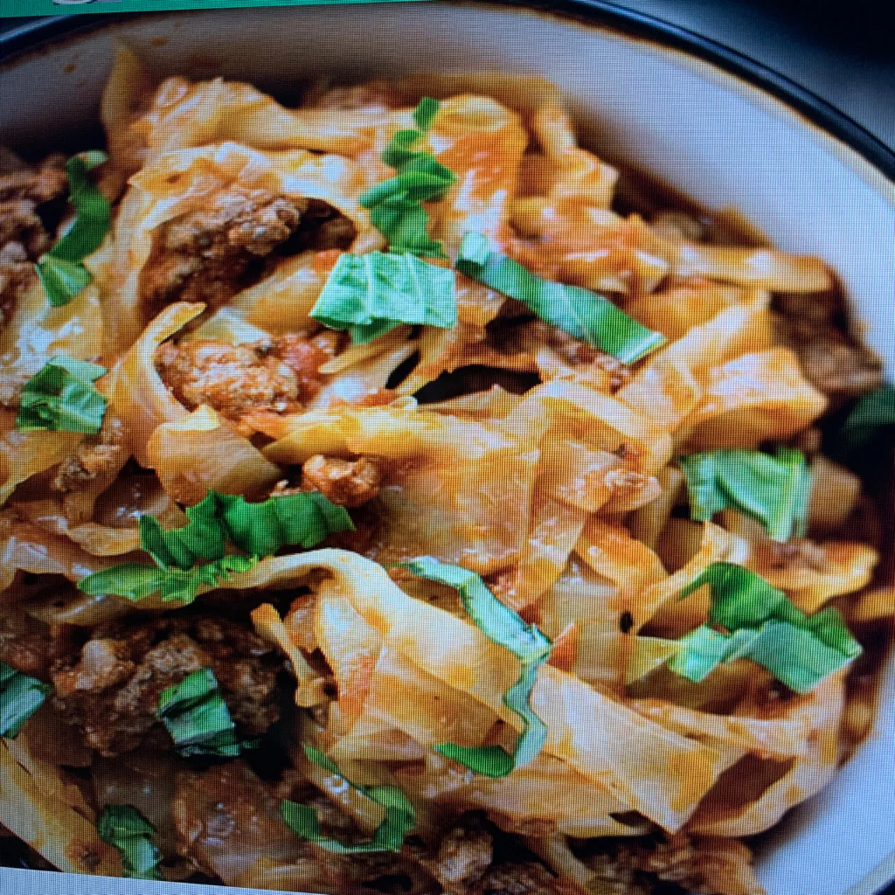 Italian Beef with Cabbage Noodles Keto