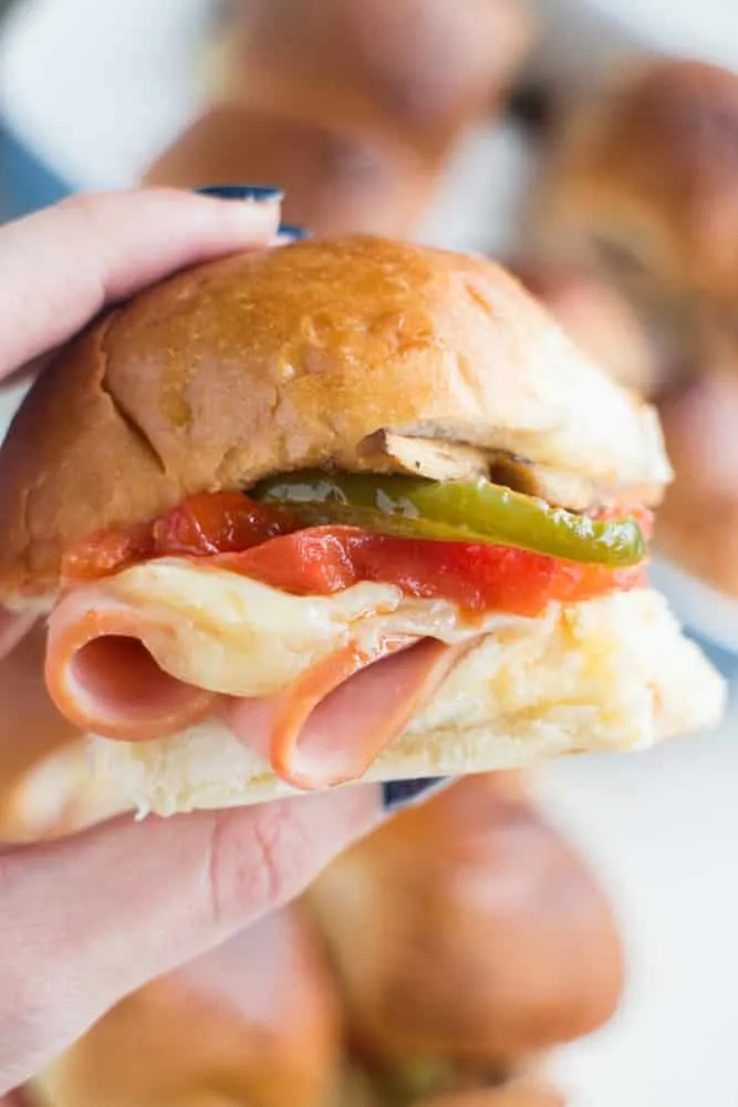 Italian Ham and Turkey Sliders