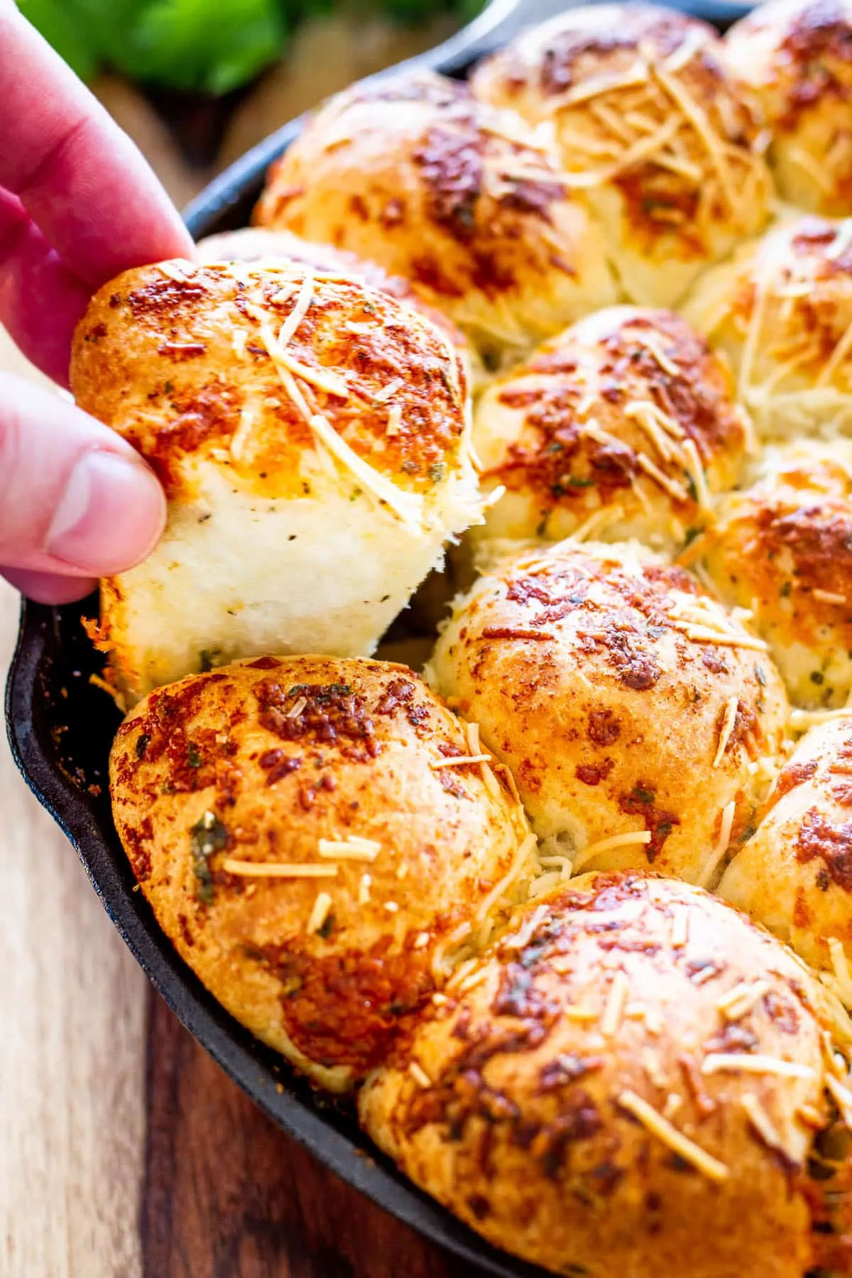 Italian Herb Cheese Pull Apart Bread