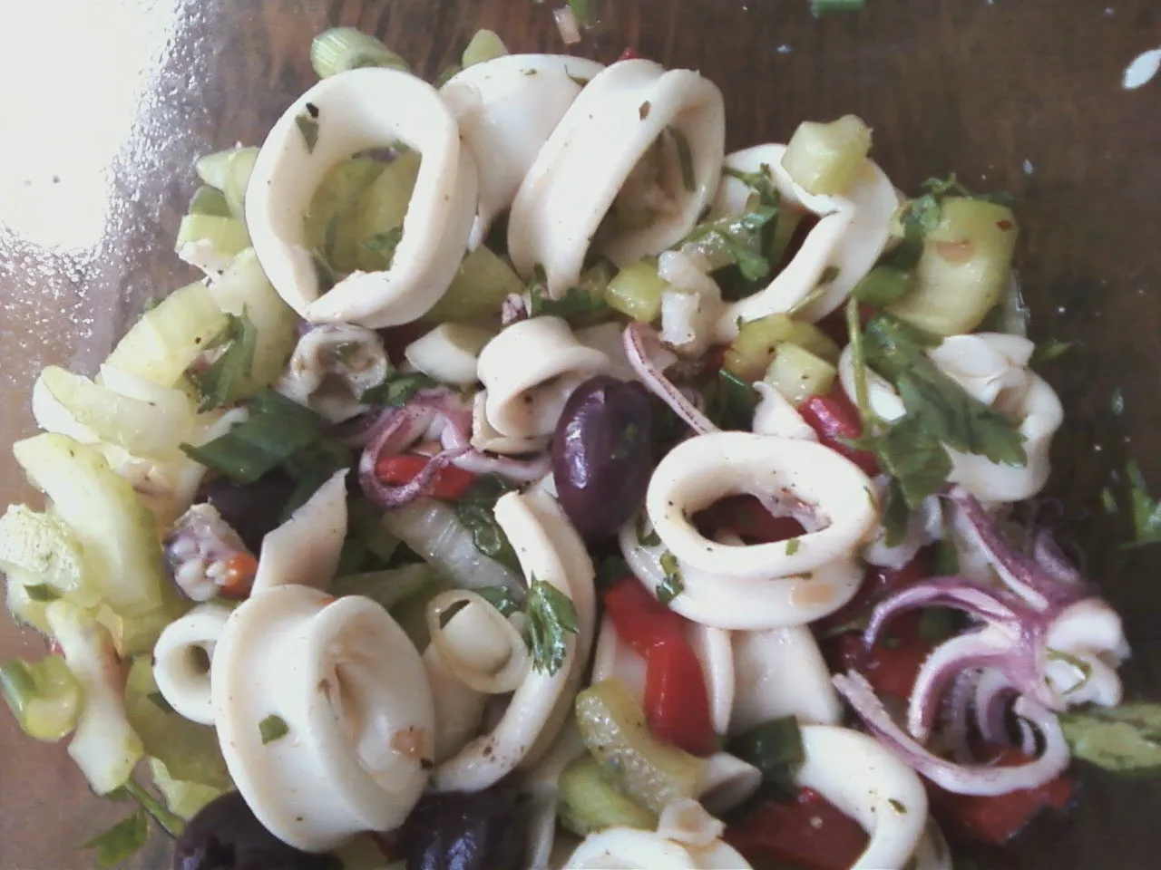 Italian Style Calamari Salad