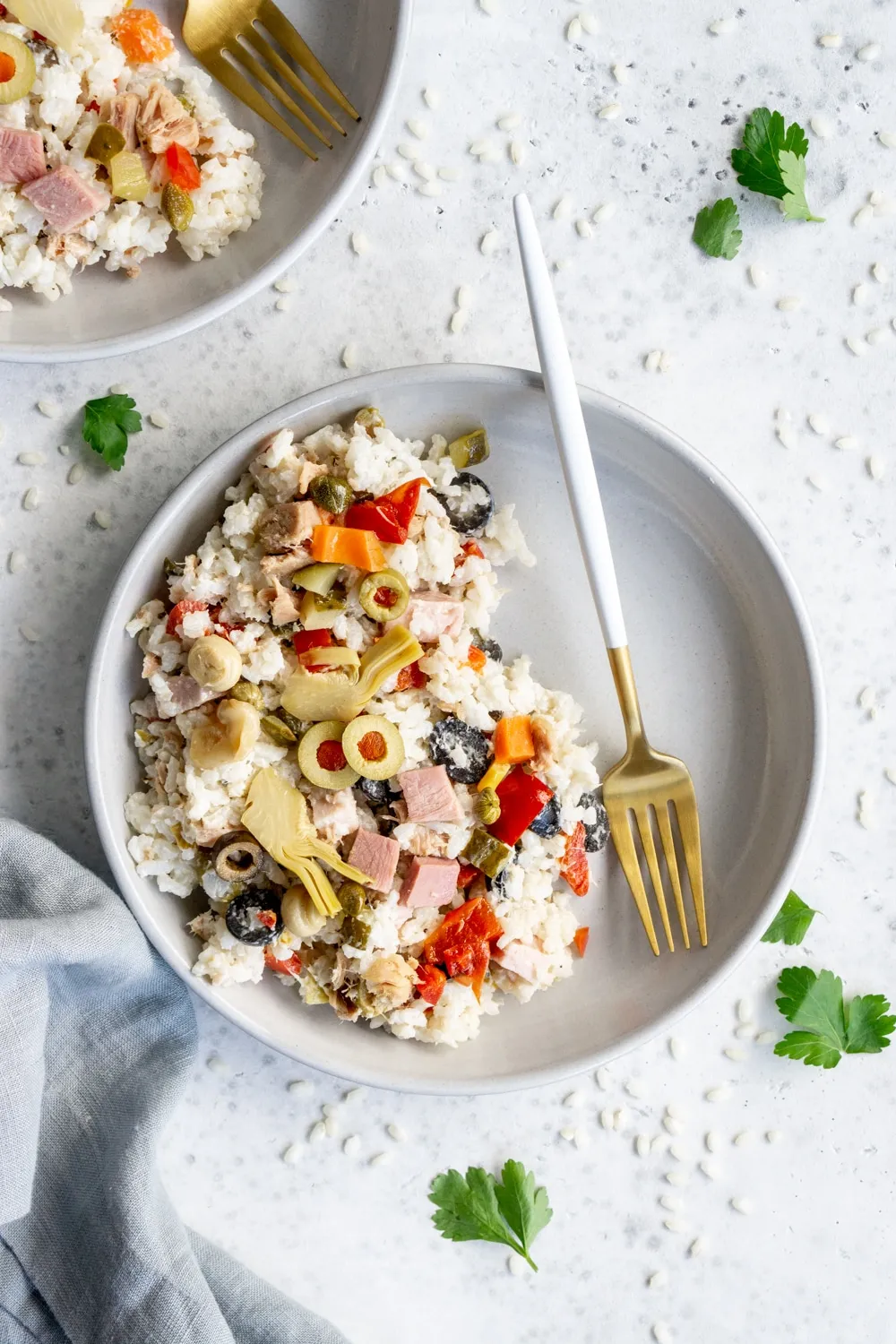 Italian Tuna and Brown Rice Salad Riso