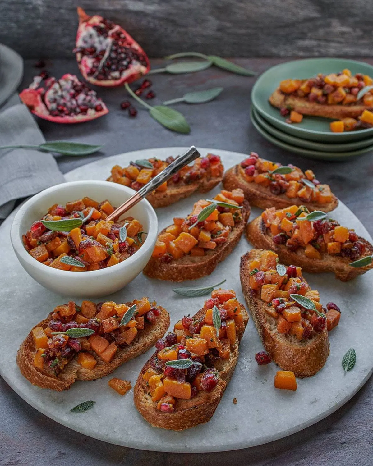 J.G. Vongerichten's Squash Bruschetta