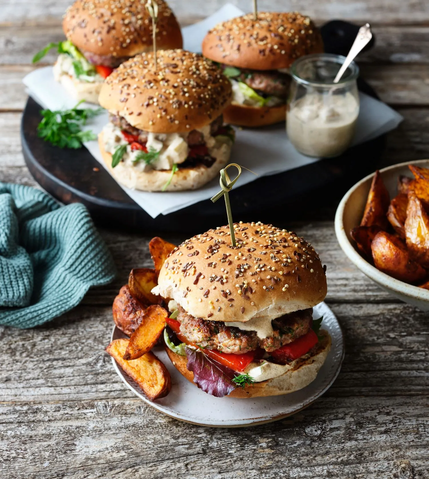 Kafta Grilled Meat Kofte Kofta Lamb Burgers