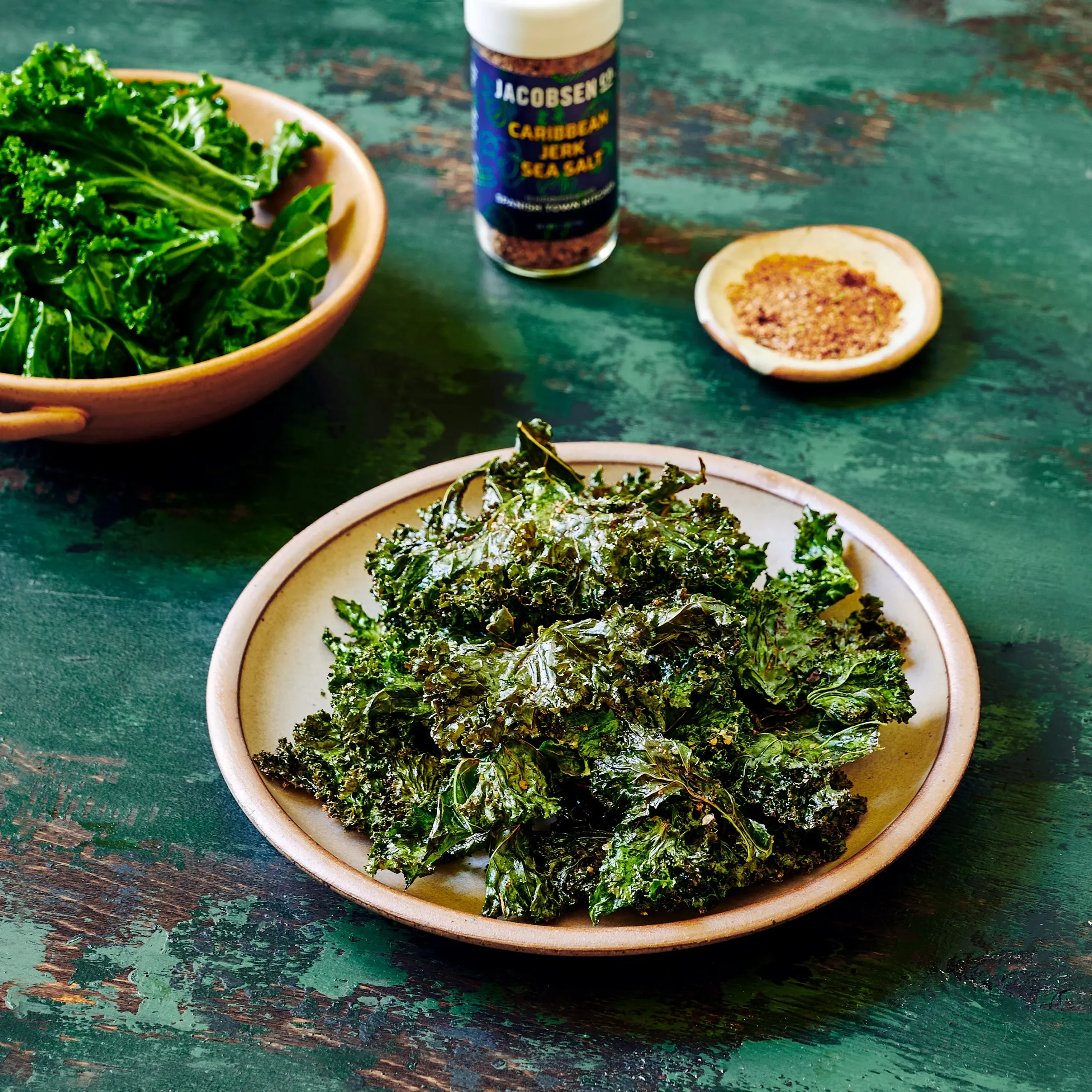Kale Chips with Sea Salt Paprika