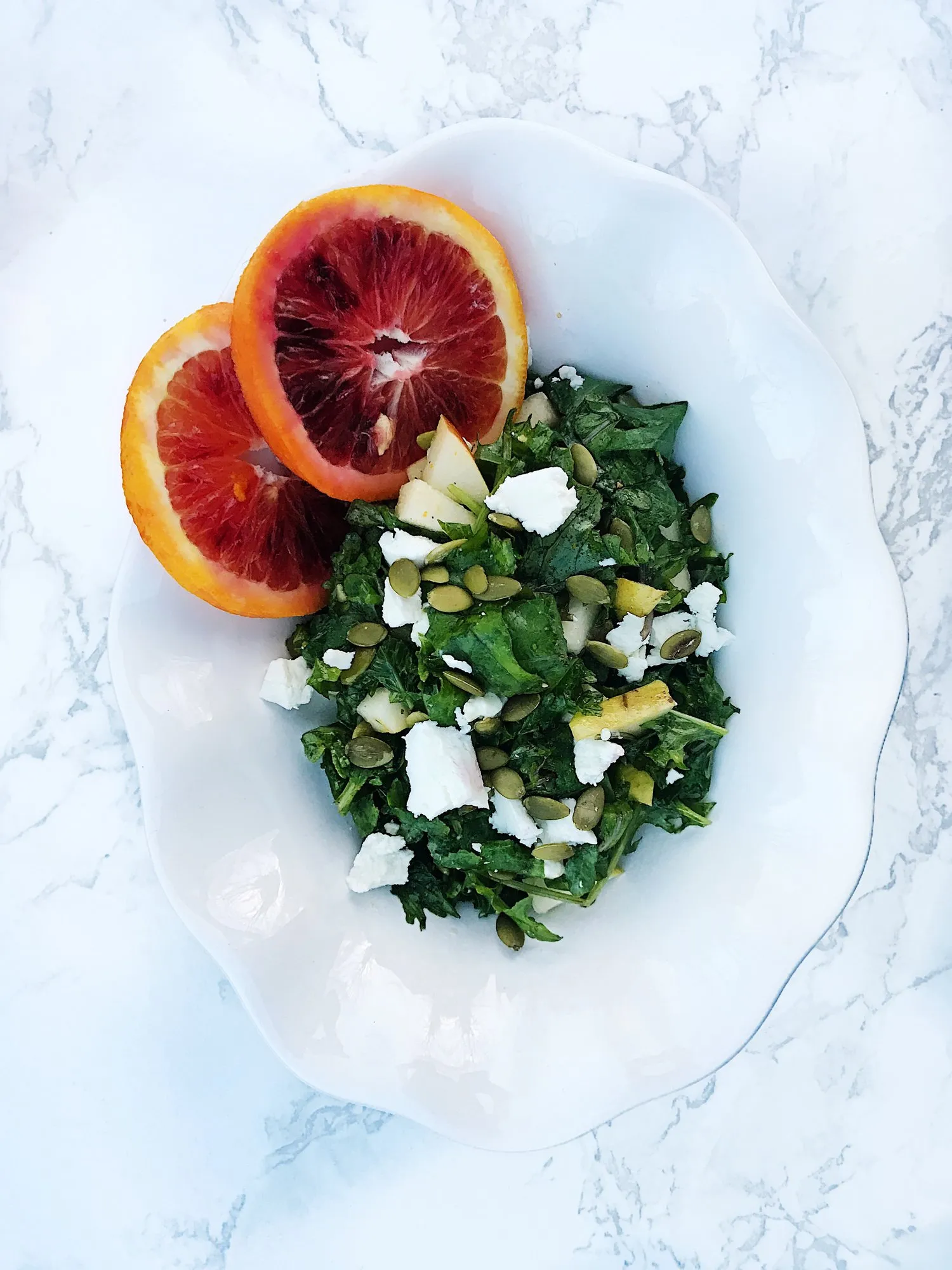 Kale Citrus and Pear Salad