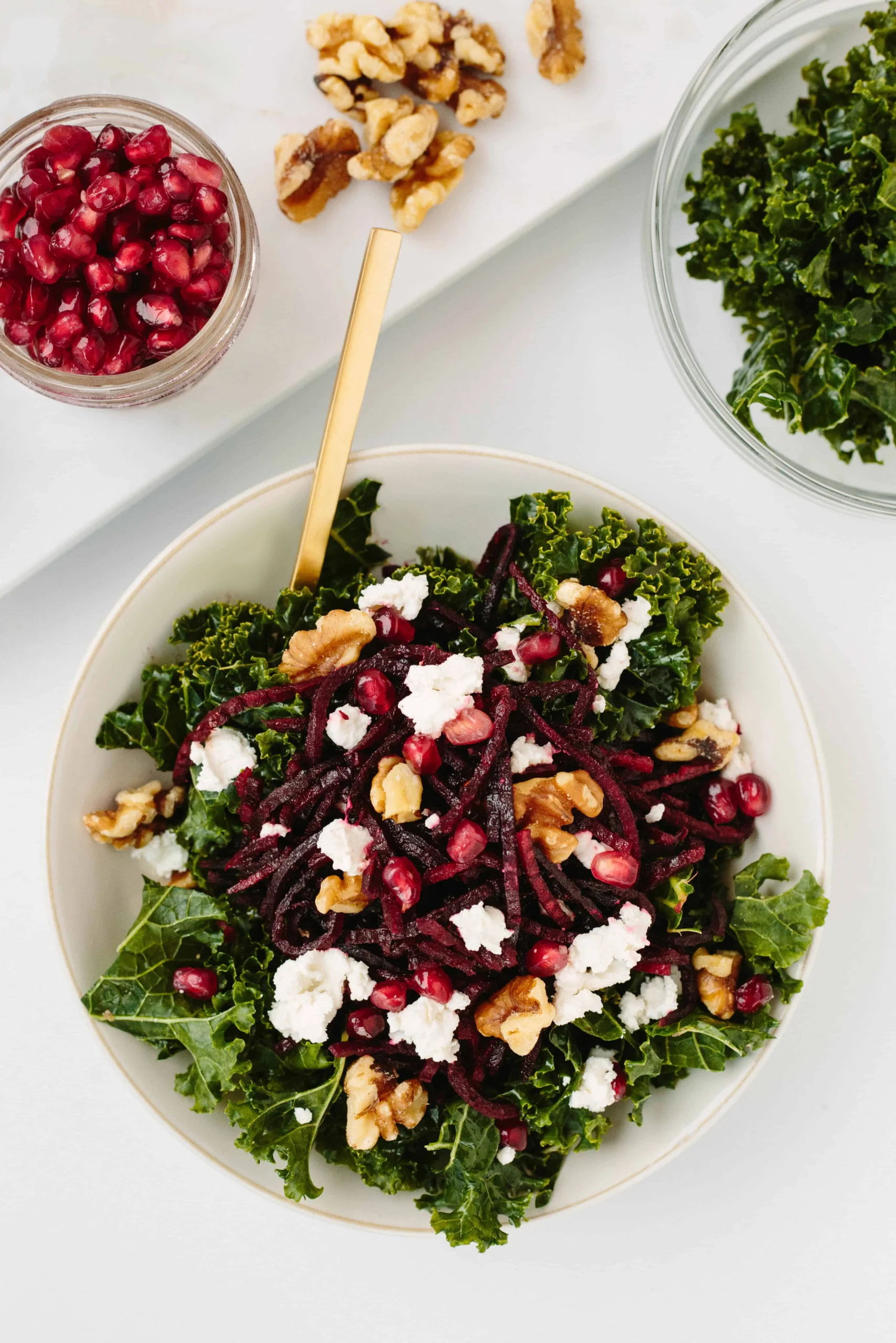 Kale Goat's Cheese Bowls