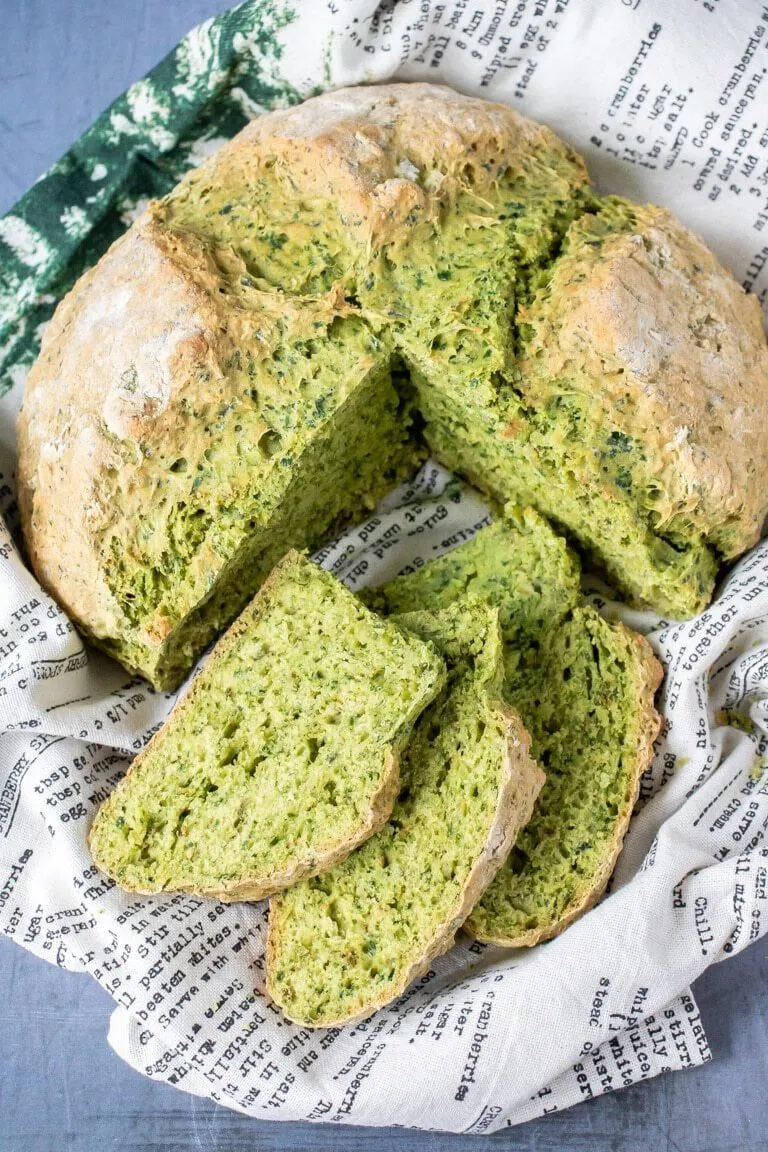 Kale Herb Soda Bread